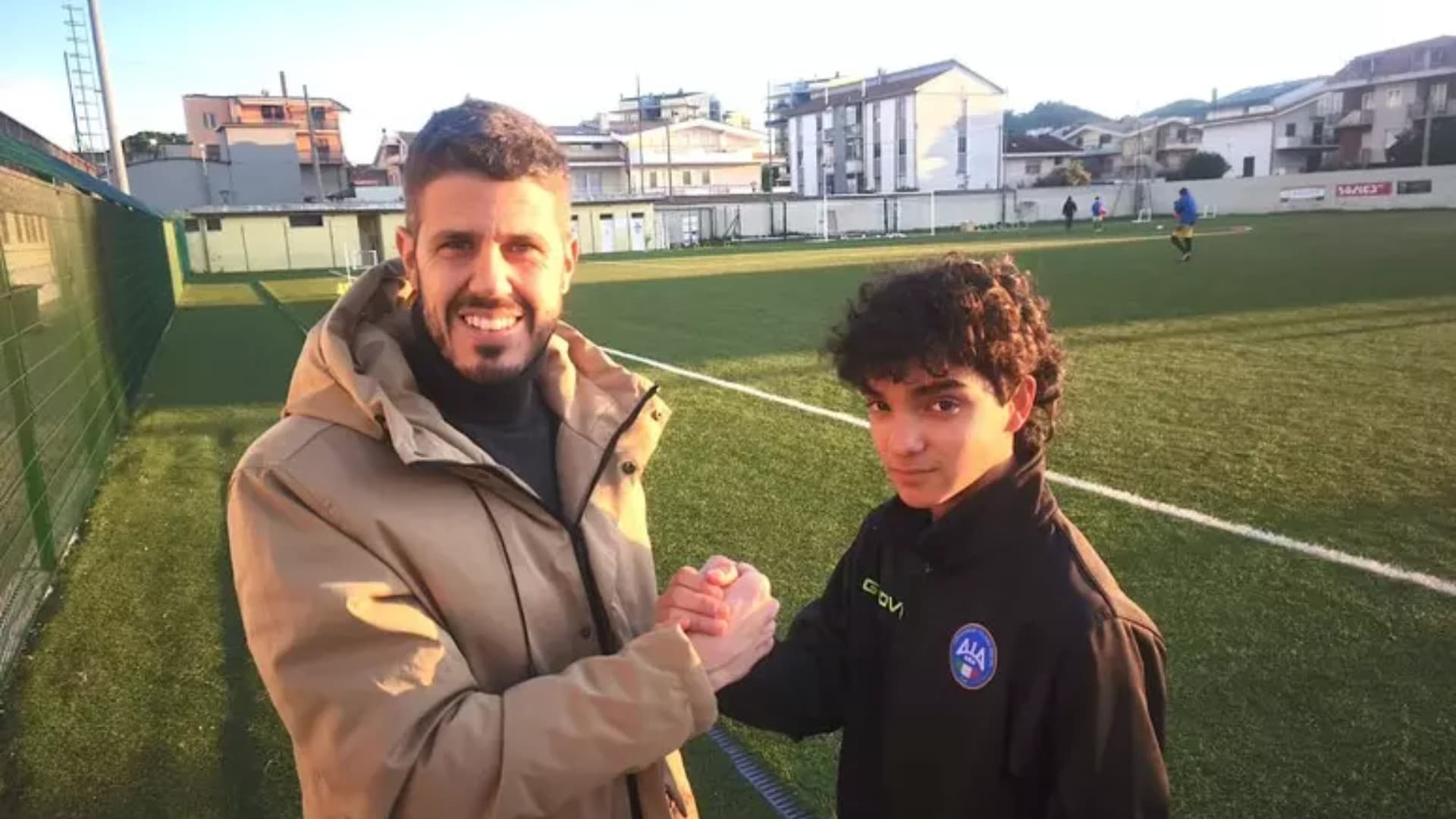 A destra Samuele Verrocchio