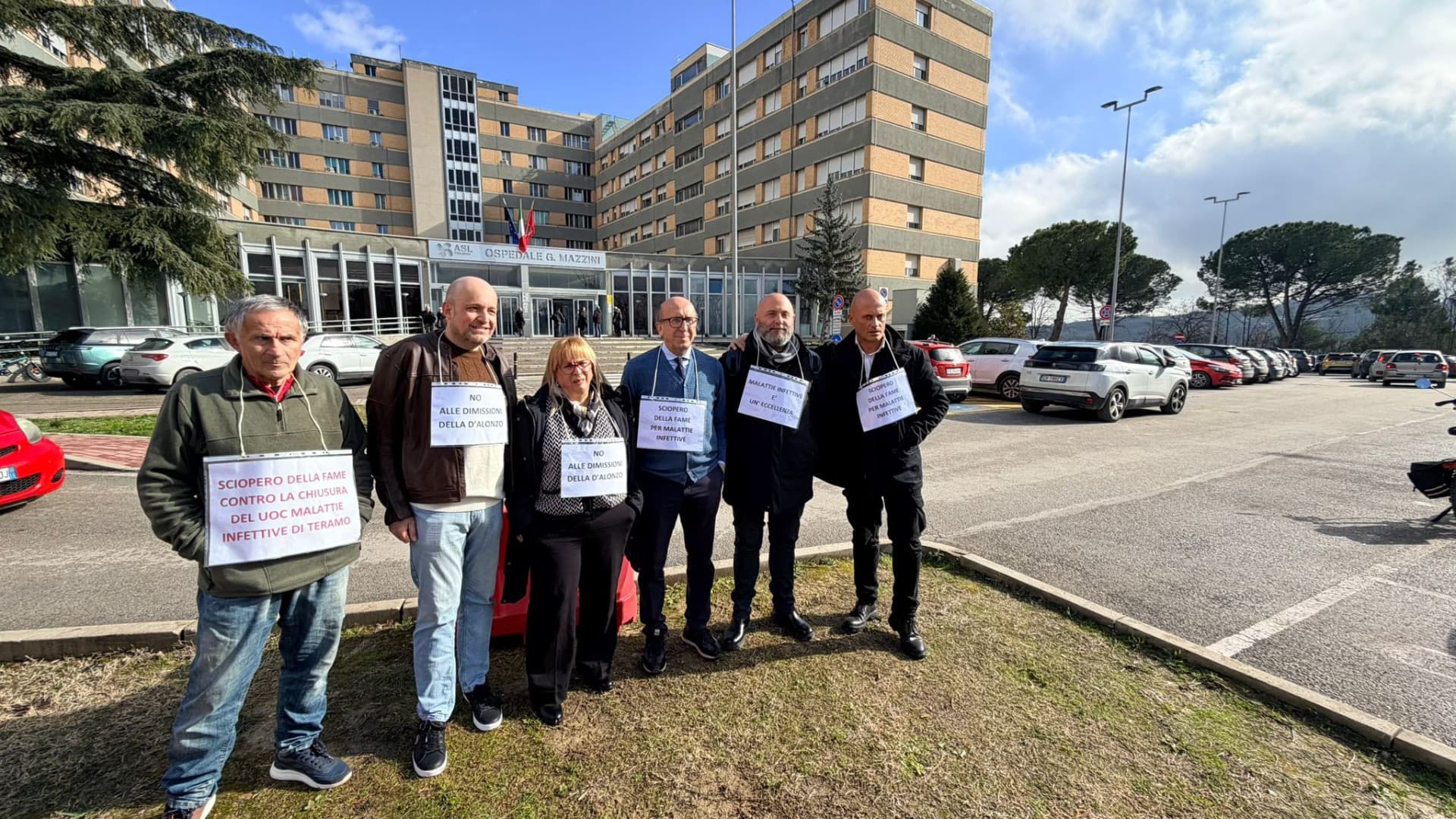 Un momento dello sciopero