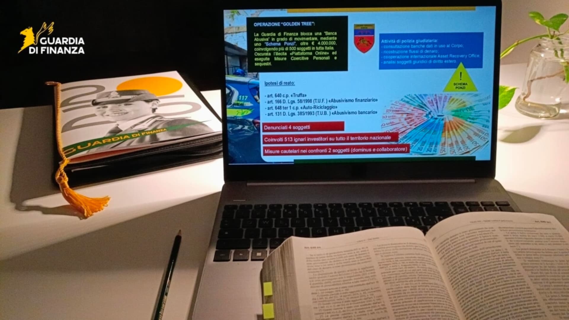 L'operazione delle Fiamme gialle