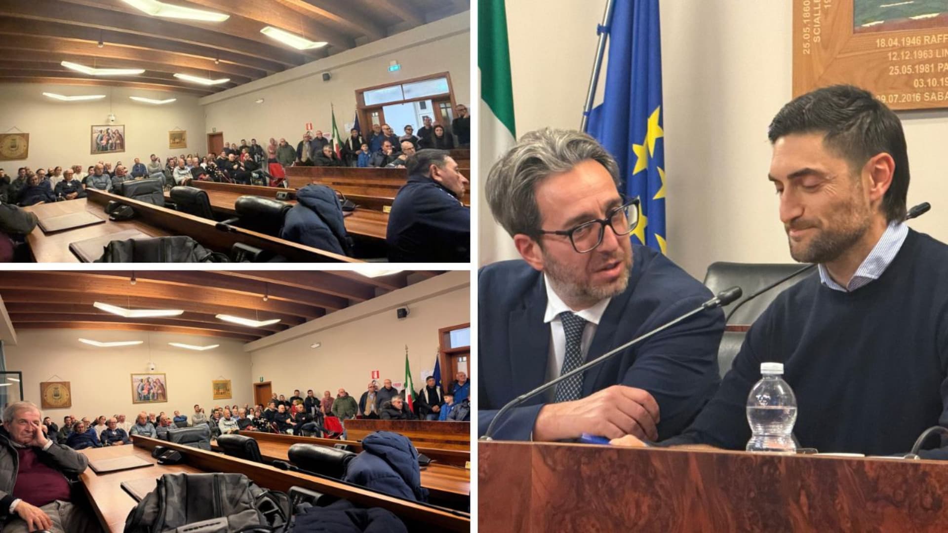 Il sindaco con il presidente Brocco