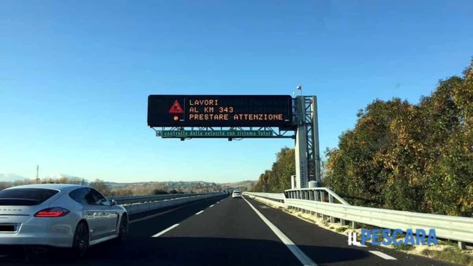 A14, chiusura notturna tra Chieti e Pescara Nord per lavori di pavimentazione