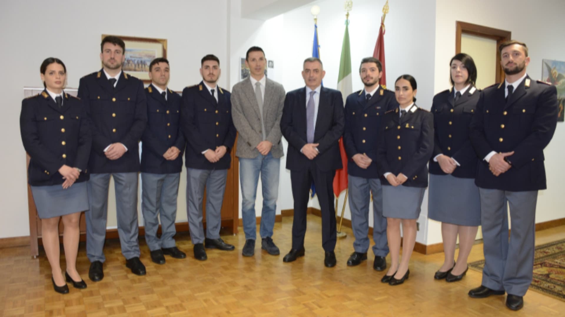 Questura di Teramo, arrivano otto nuovi vice ispettori: rafforzati uffici e servizi sul territorio