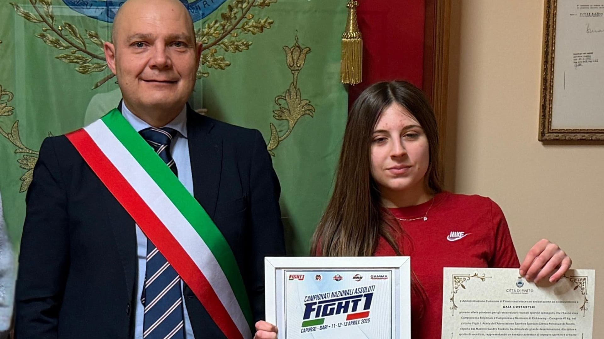 Pineto, il Comune celebra la giovane Gaia Costantini