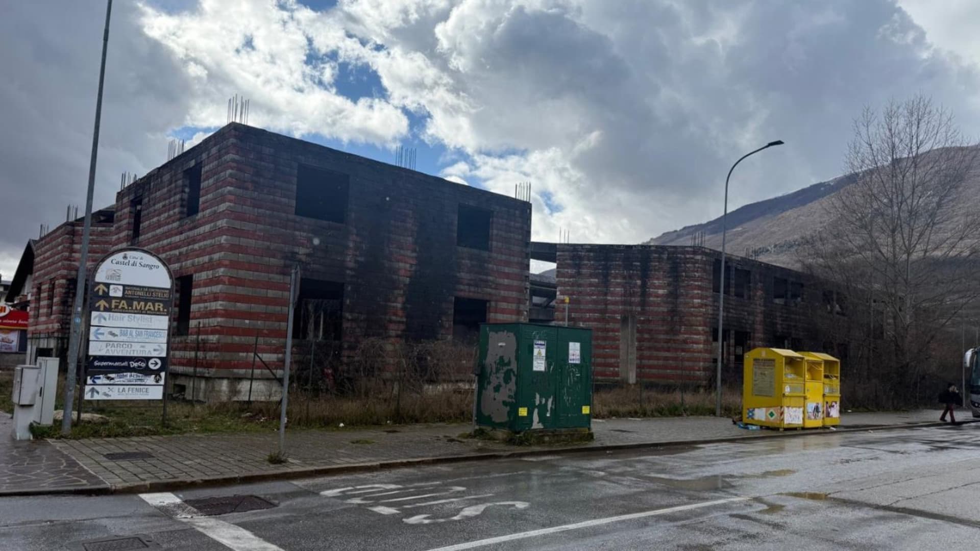 L'ecomostro a Castel di Sangro