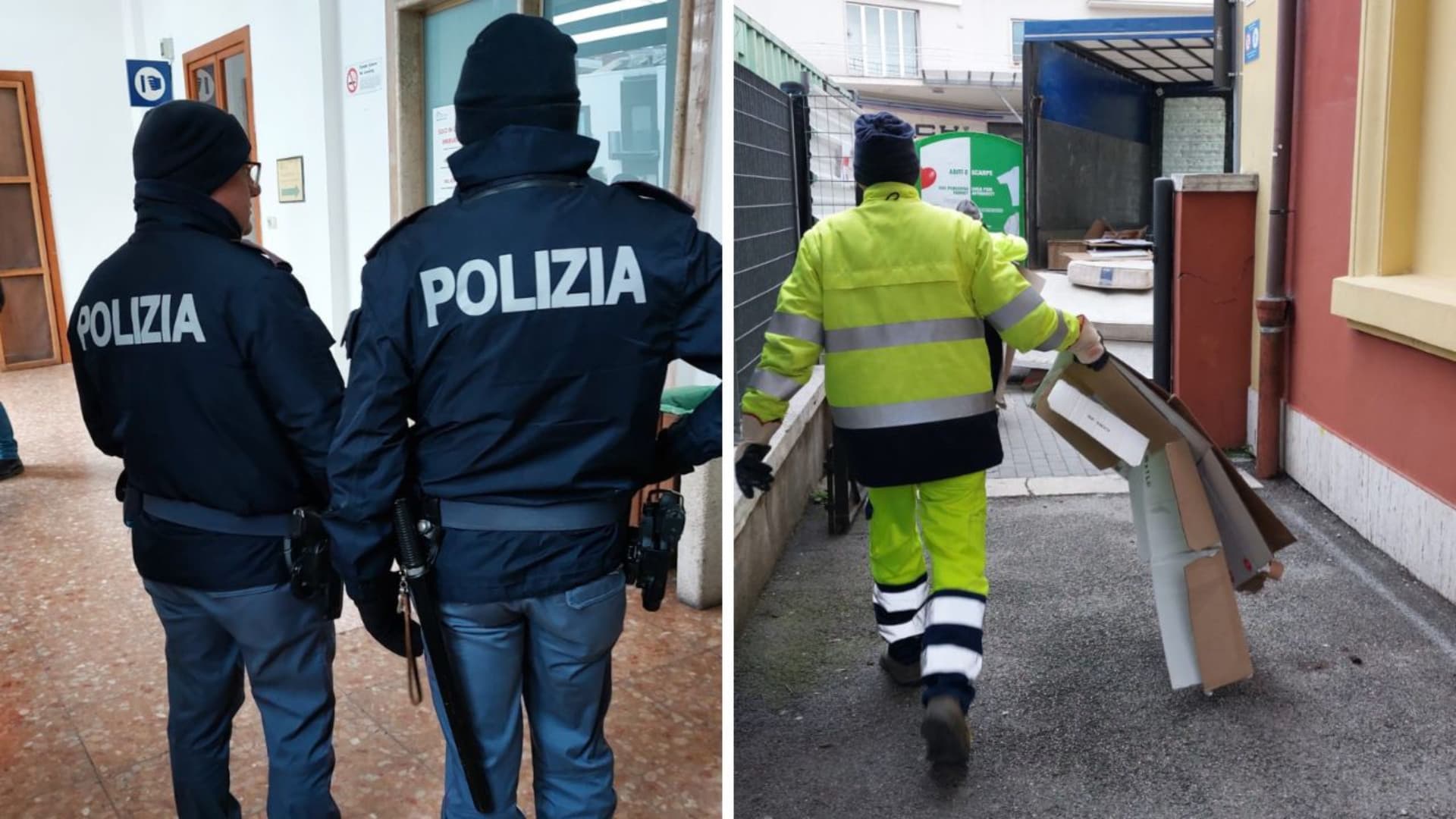 L'operazione alla stazione di Teramo (Foto: Teramo Vivicittà)