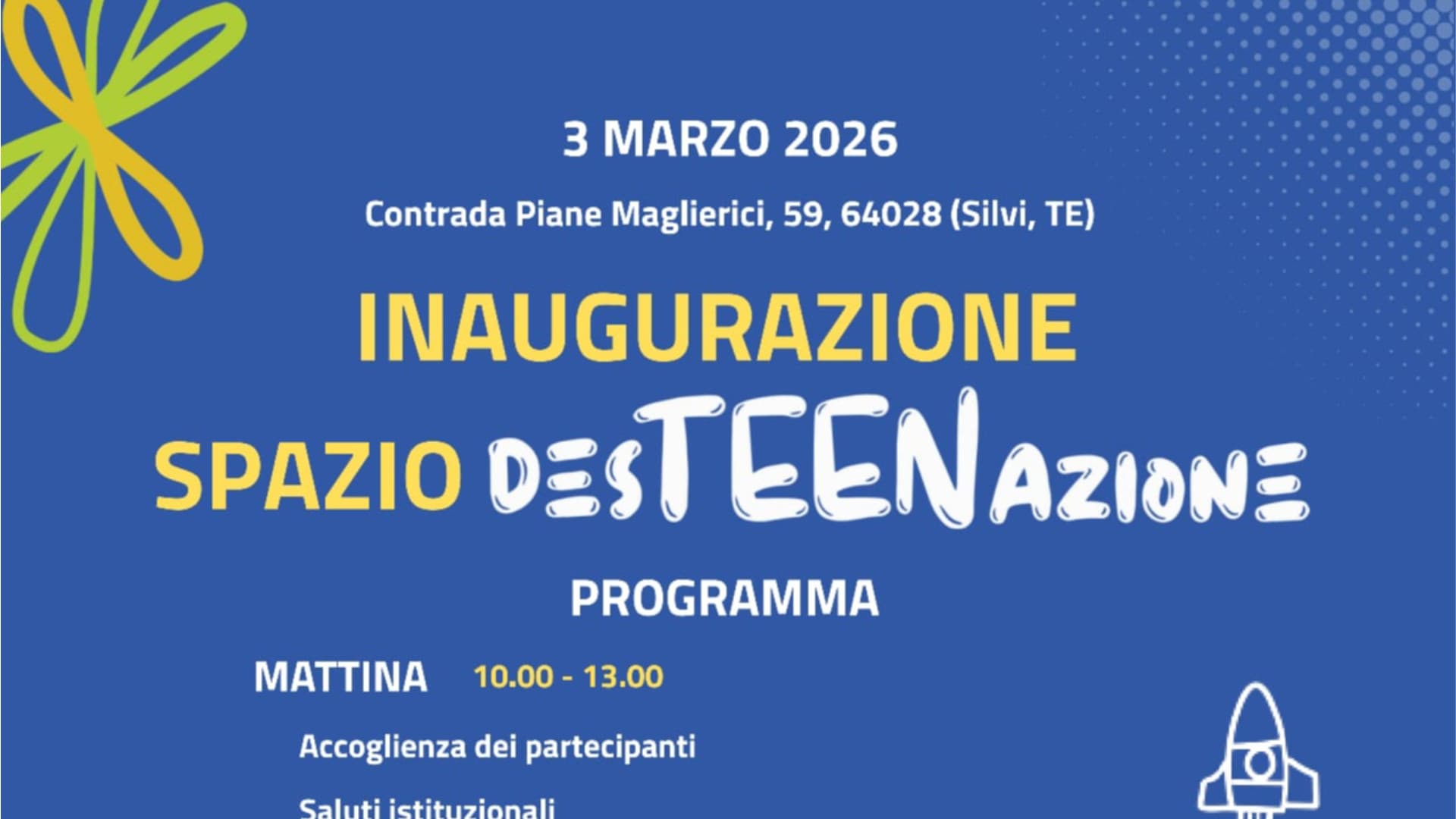 Silvi, ecco l'inaugurazione Spazio DesTEENazione Ambito 23