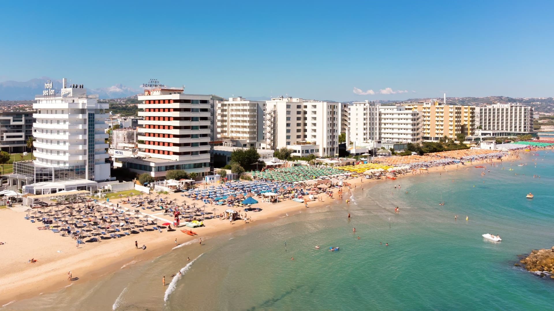 La spiaggia di Montesilvano