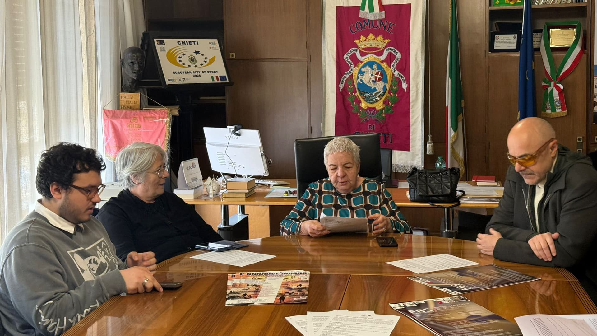 Al centro l'assessore alle Politiche sociali Alberta Giannini