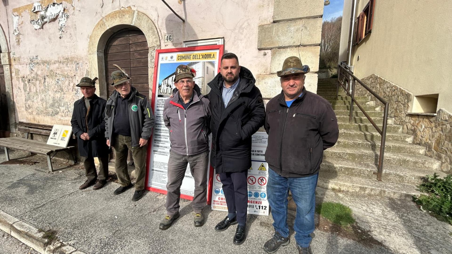 L'Aquila, a Preturo partono i lavori di ristrutturazione dell'edificio che ospitava la delegazione comunale
