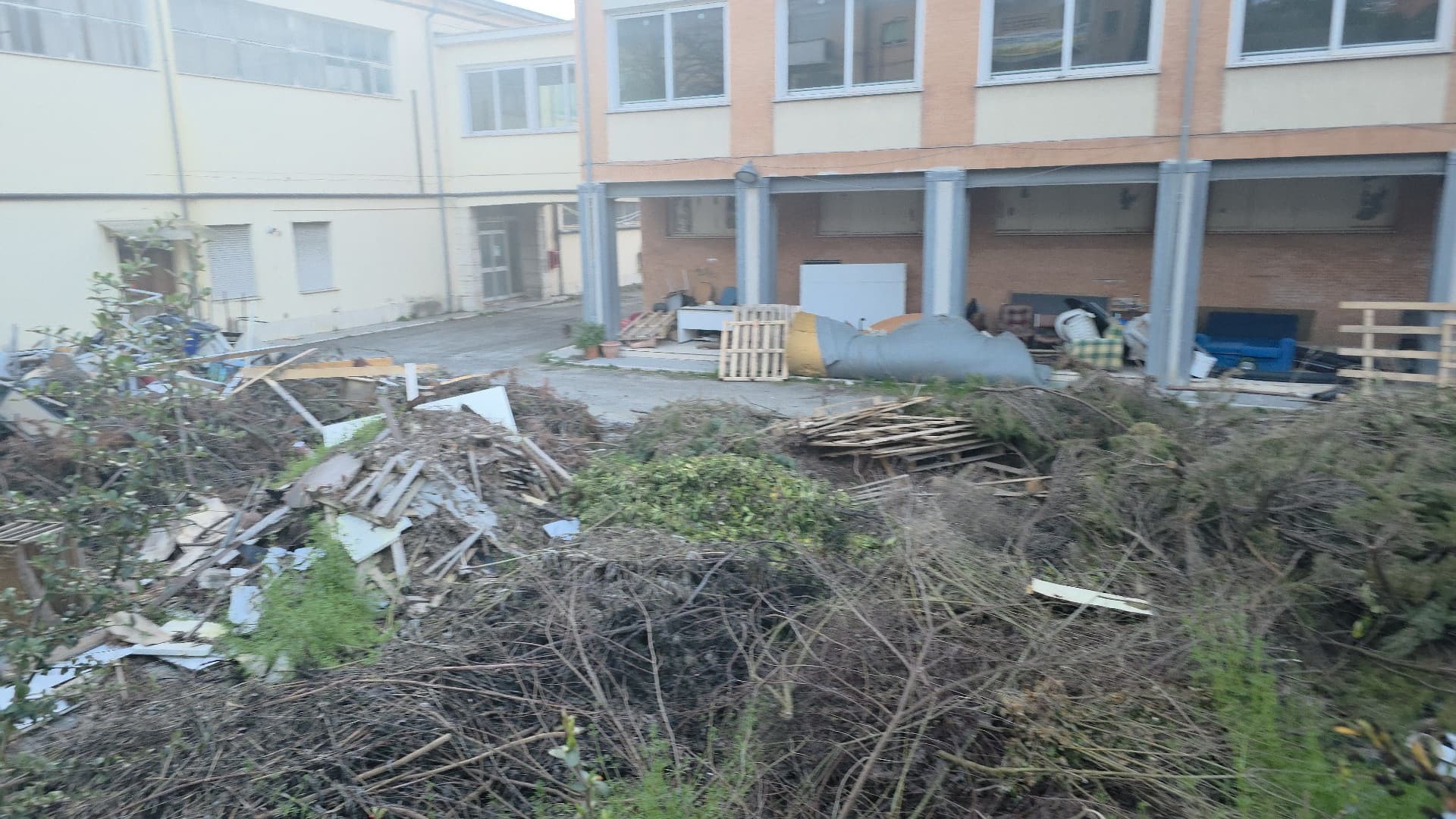 La situazione di abbandono dell'ex professionale