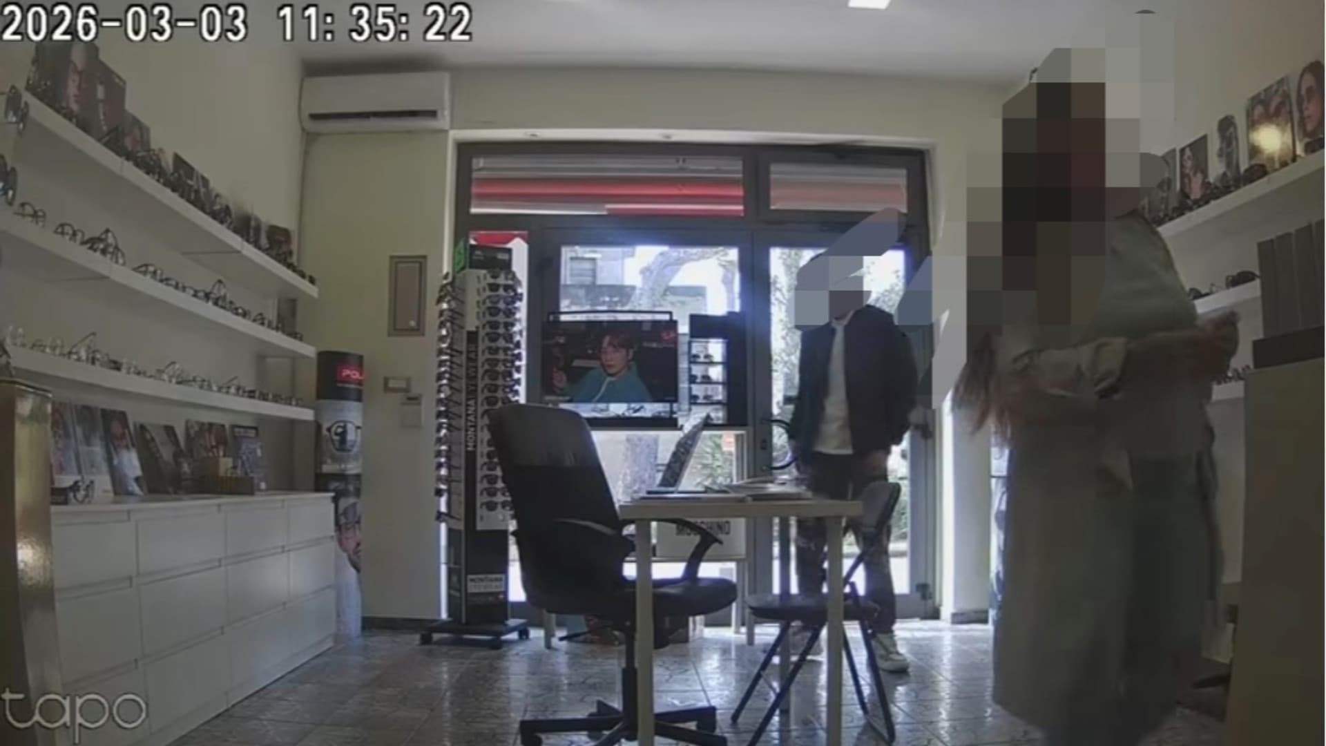 Il momento del furto