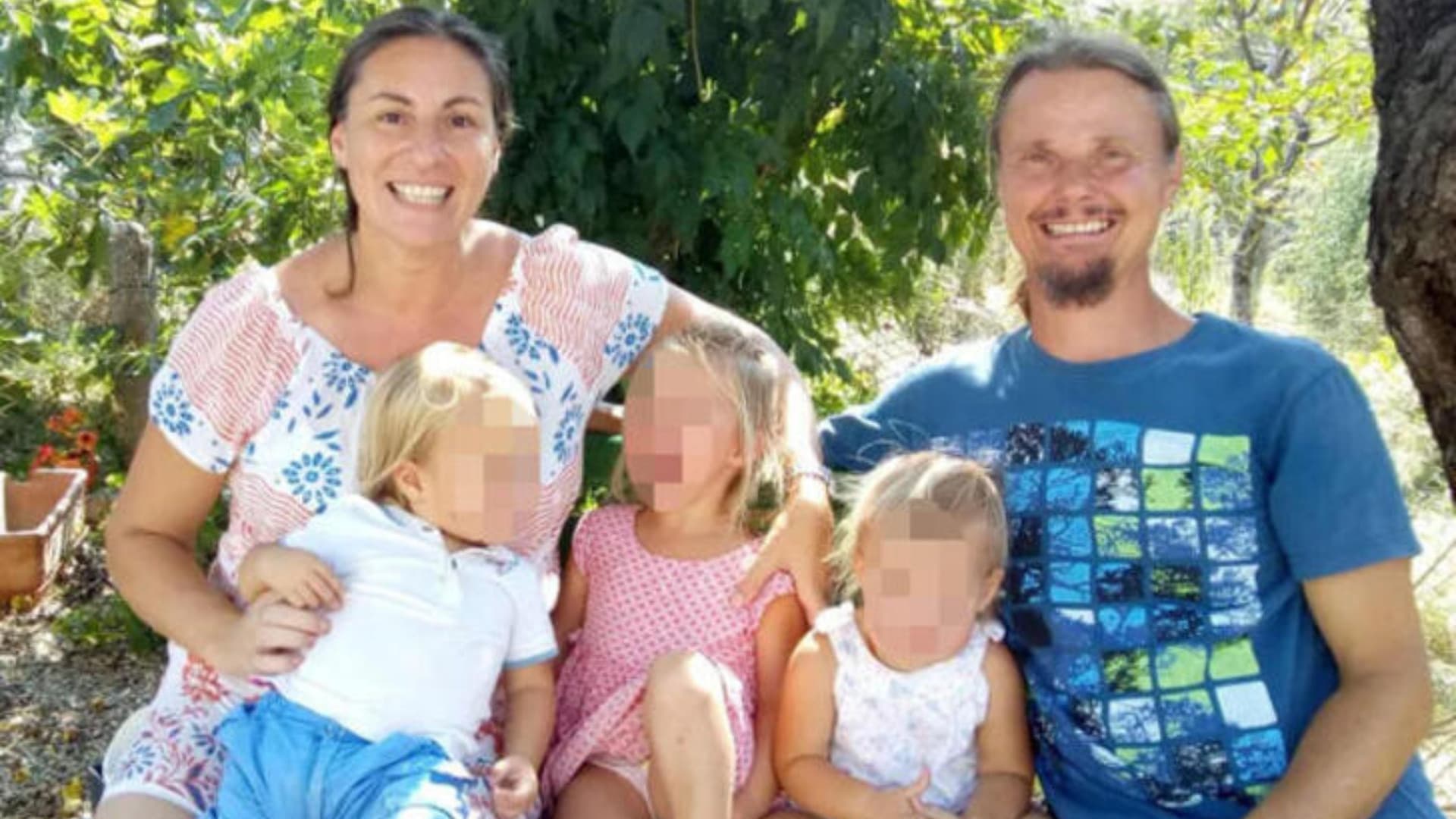 Uno scatto della famiglia anglo-australiana