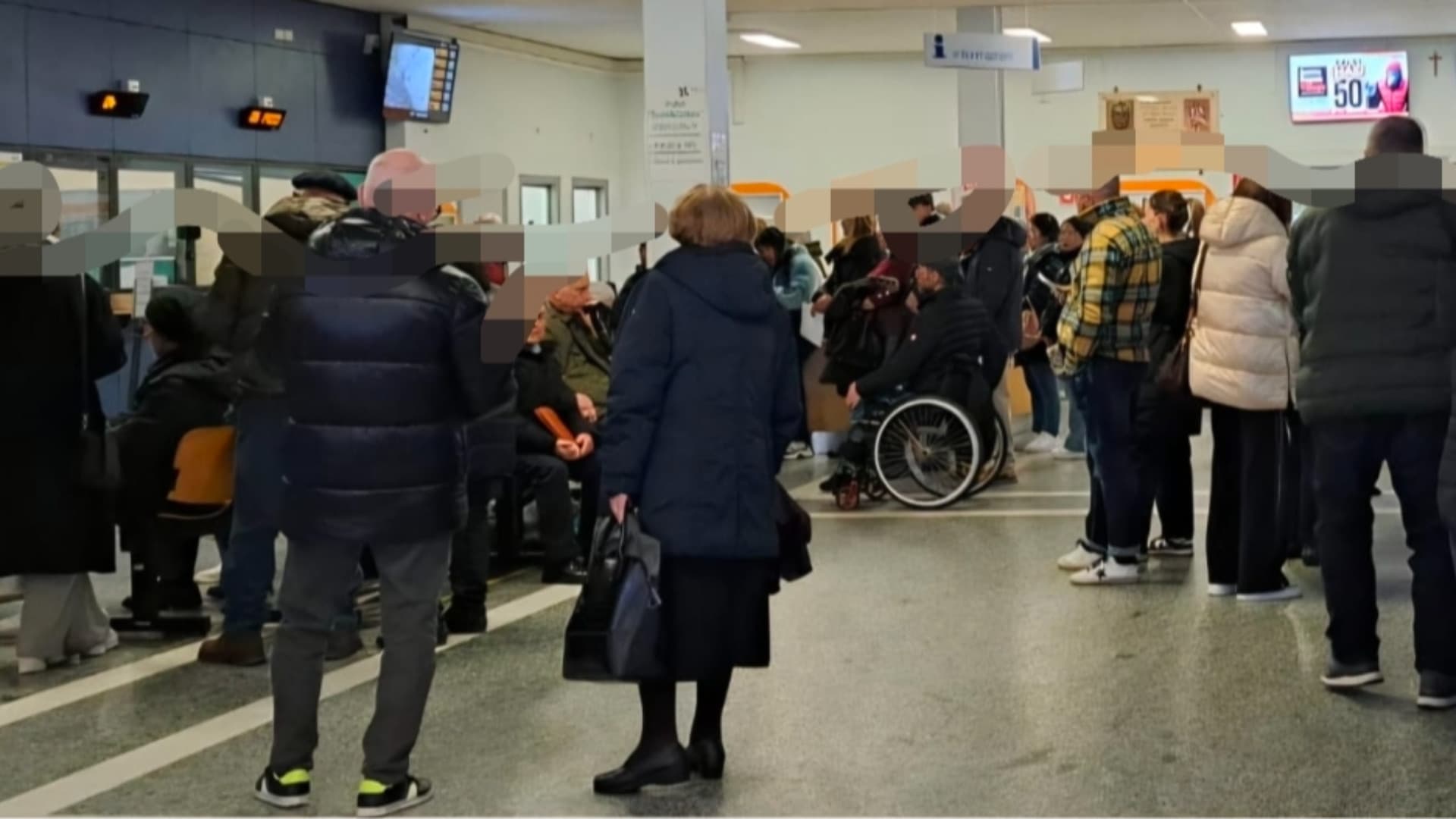 Le file allo sportello