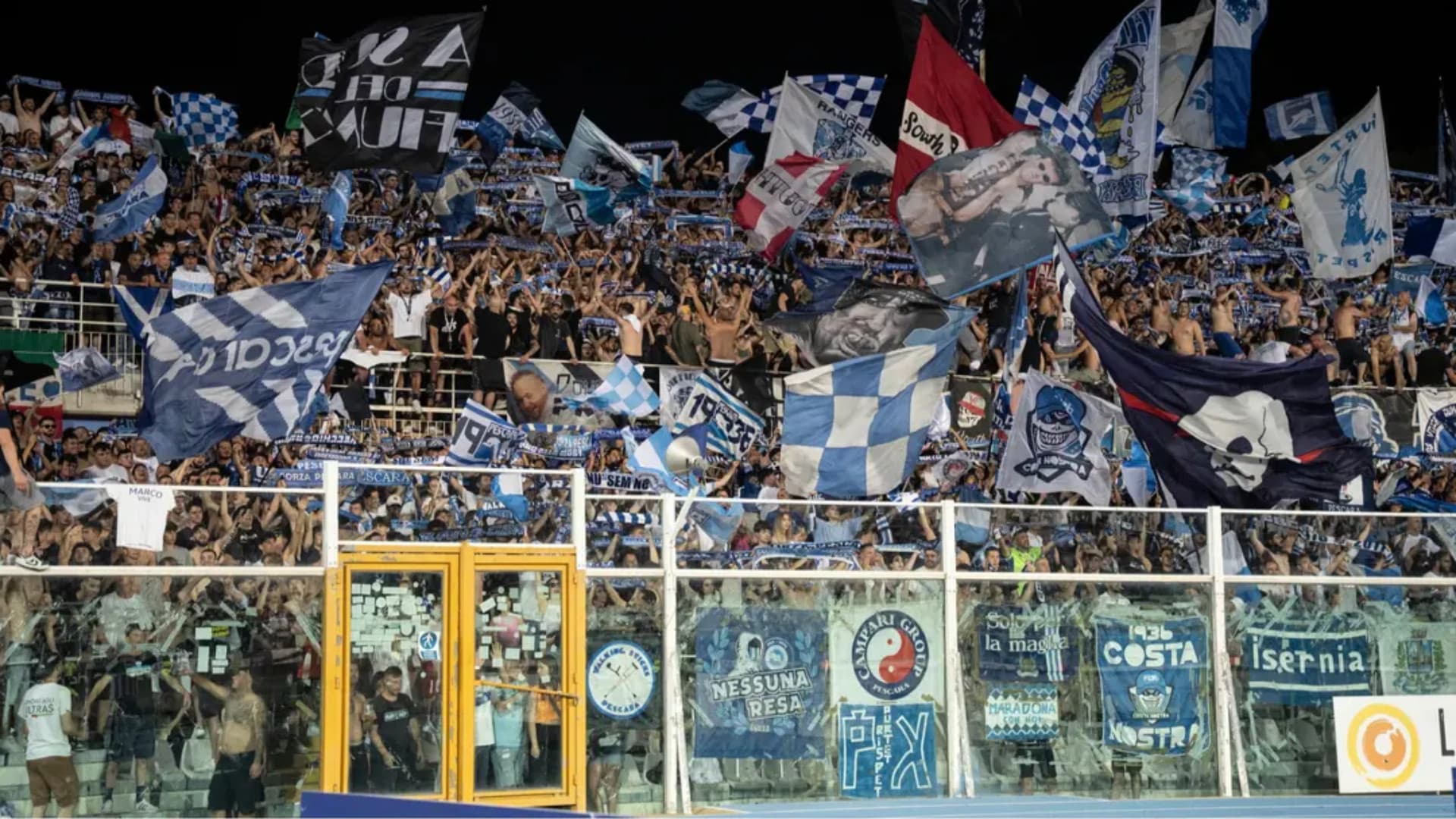 Dopo la maxi-multa al Pescara per il petardo di Frosinone, squalificato Foggia per una lite nel tunnel