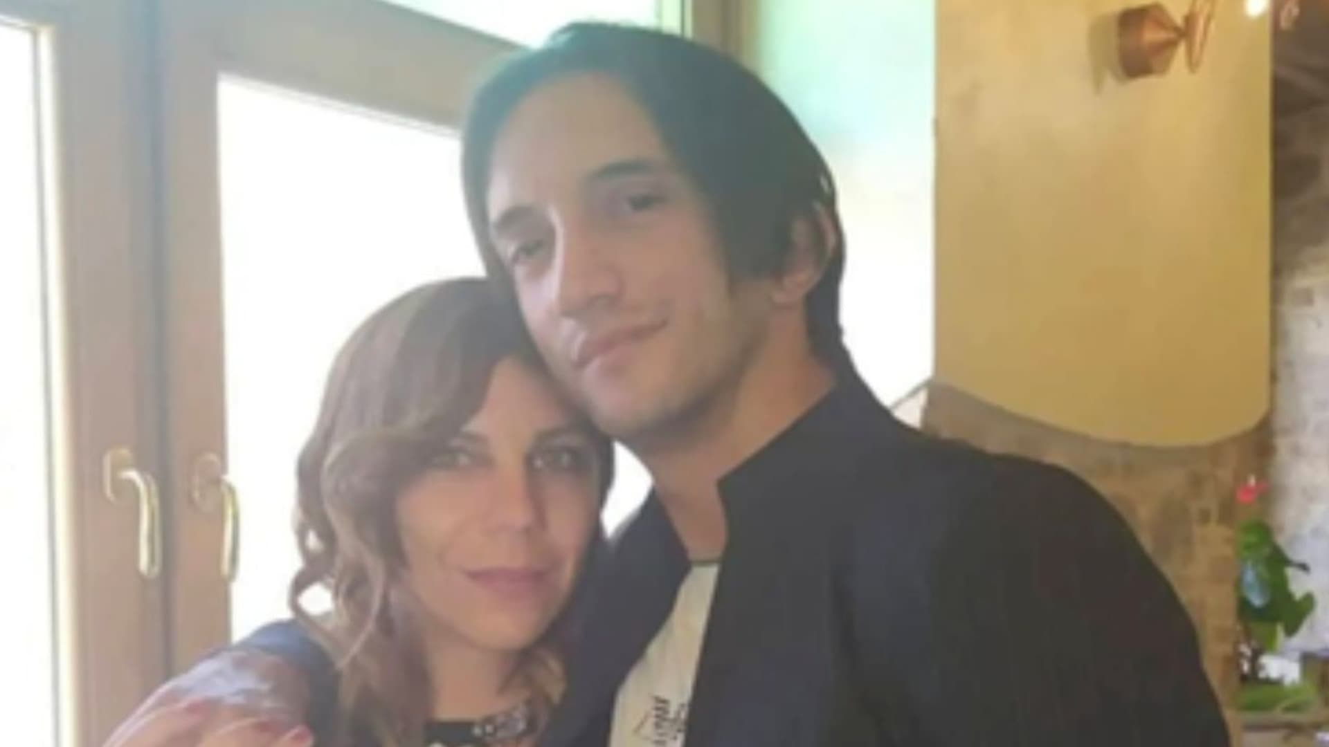 Il docente con la moglie