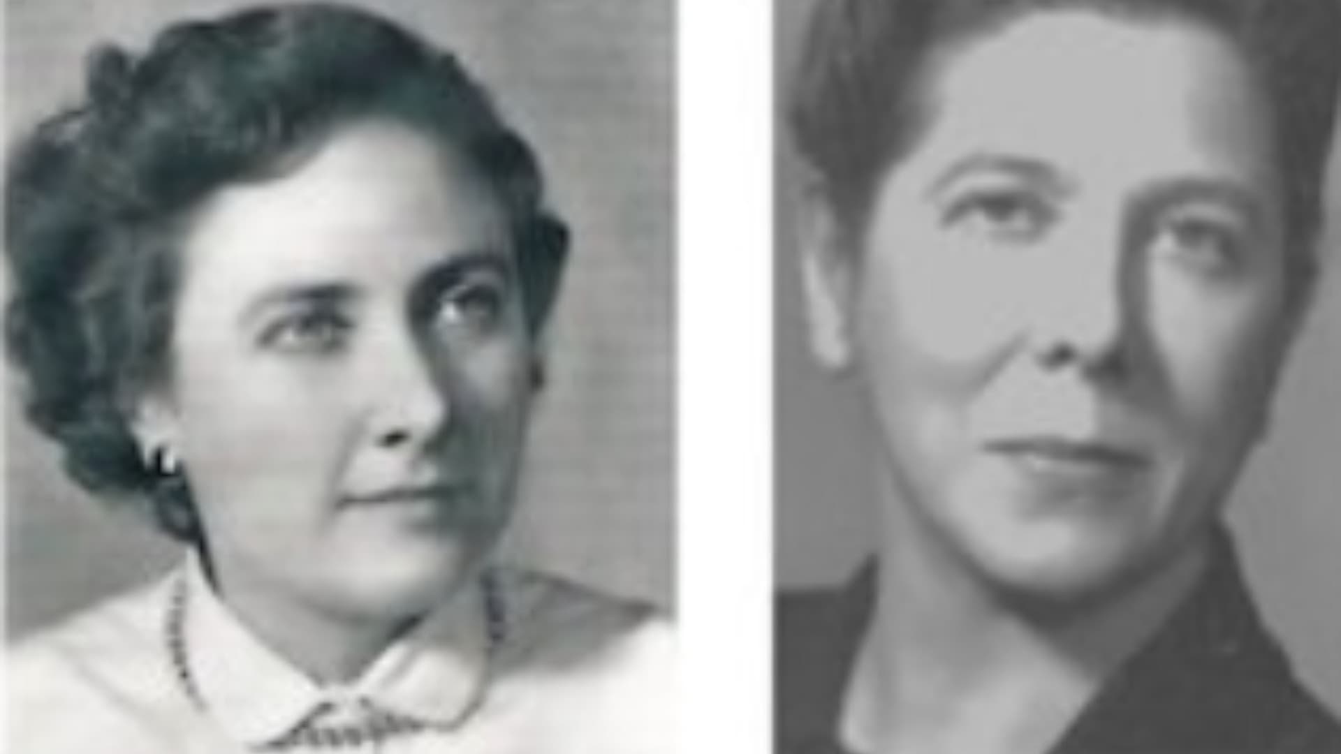 Filomena Delli Castelli e Maria Agamben Federici