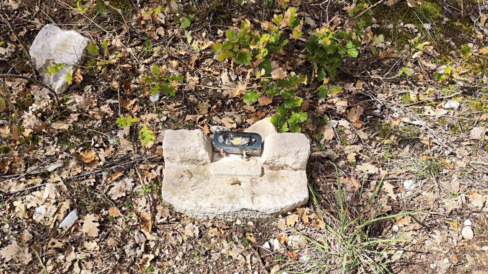 na lampada distrutta (foto di Gianfranco Cocciolone)