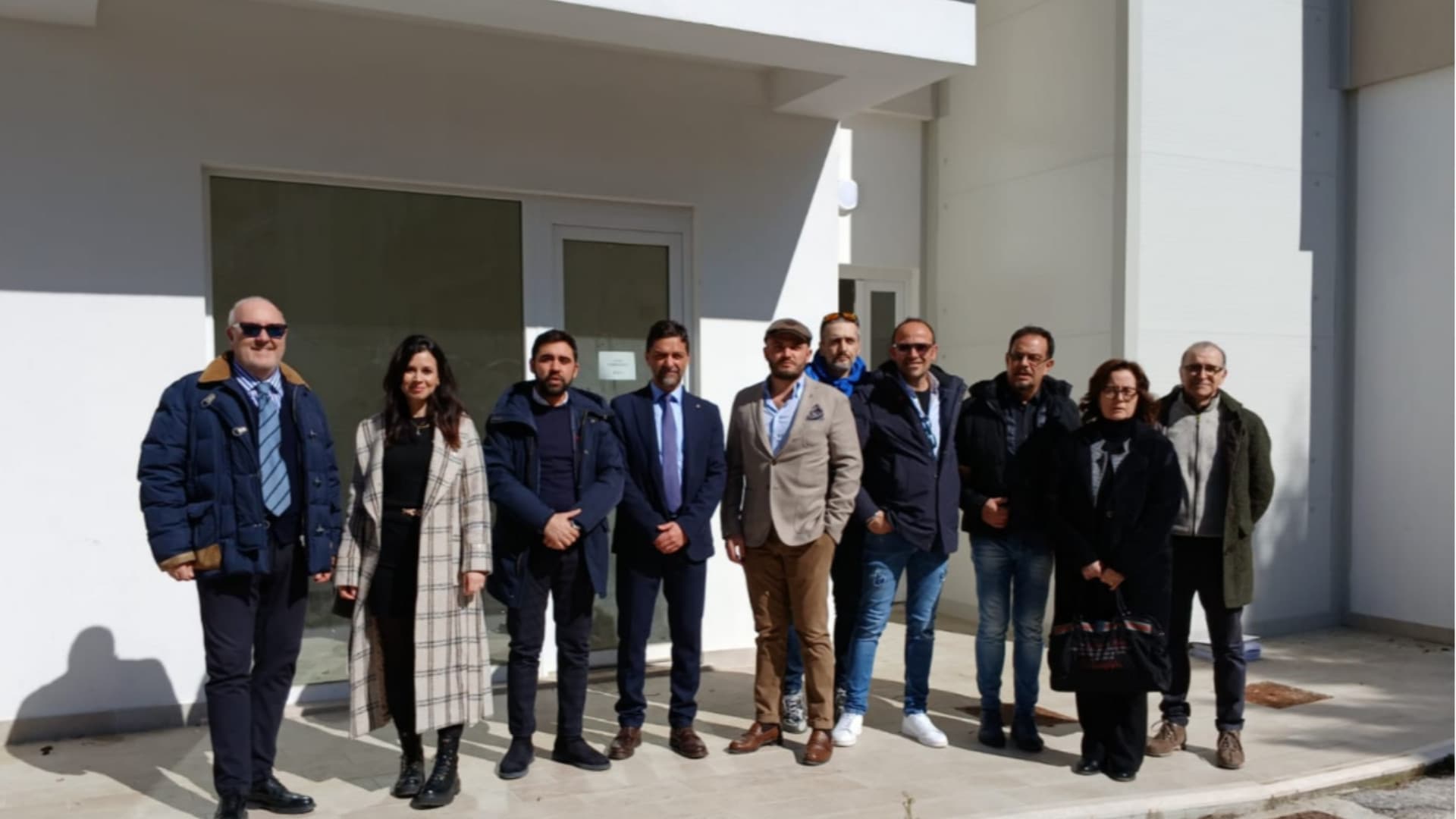 Un momento dell'inaugurazione