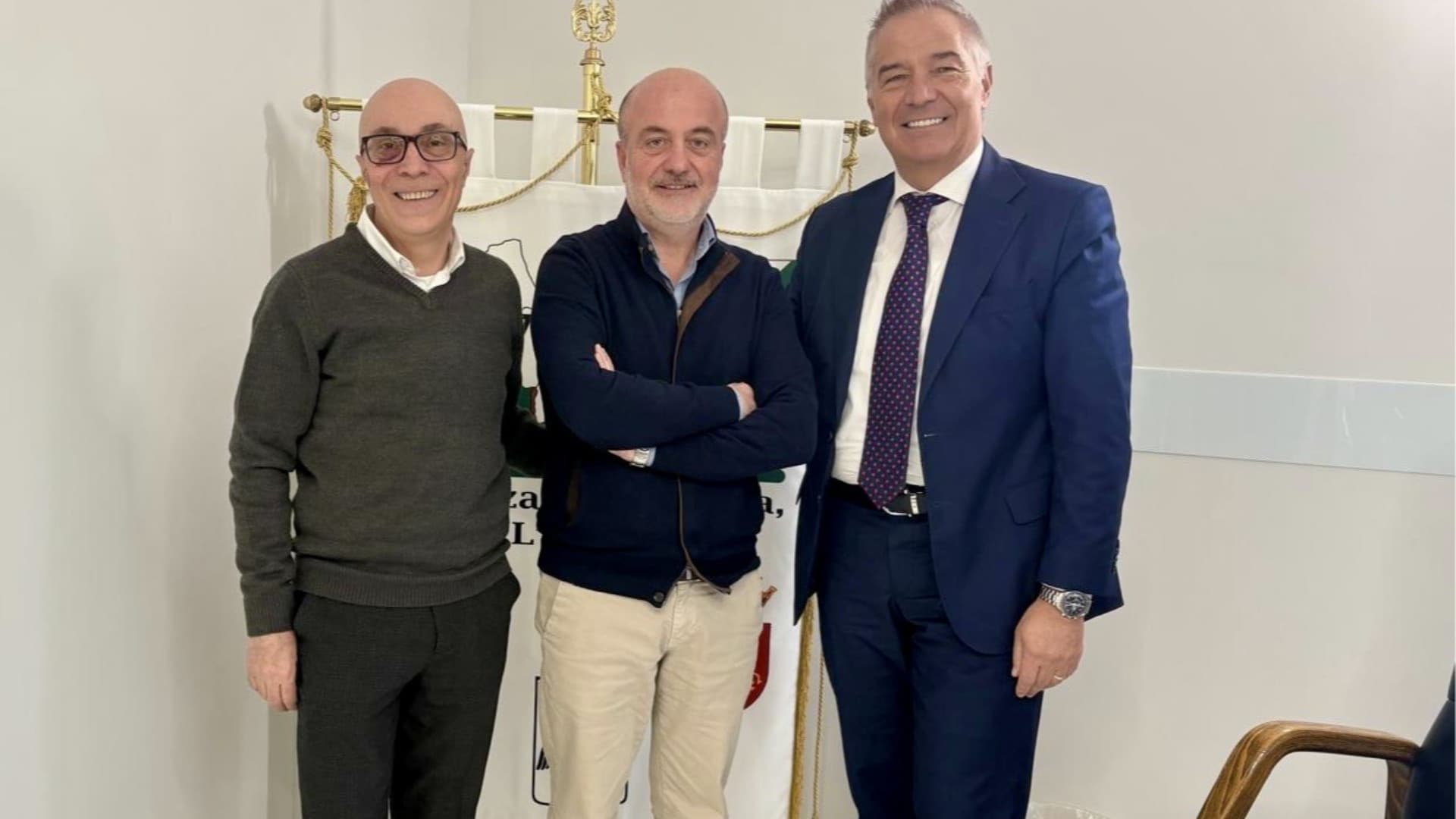 Edoardo Liberatore al centro