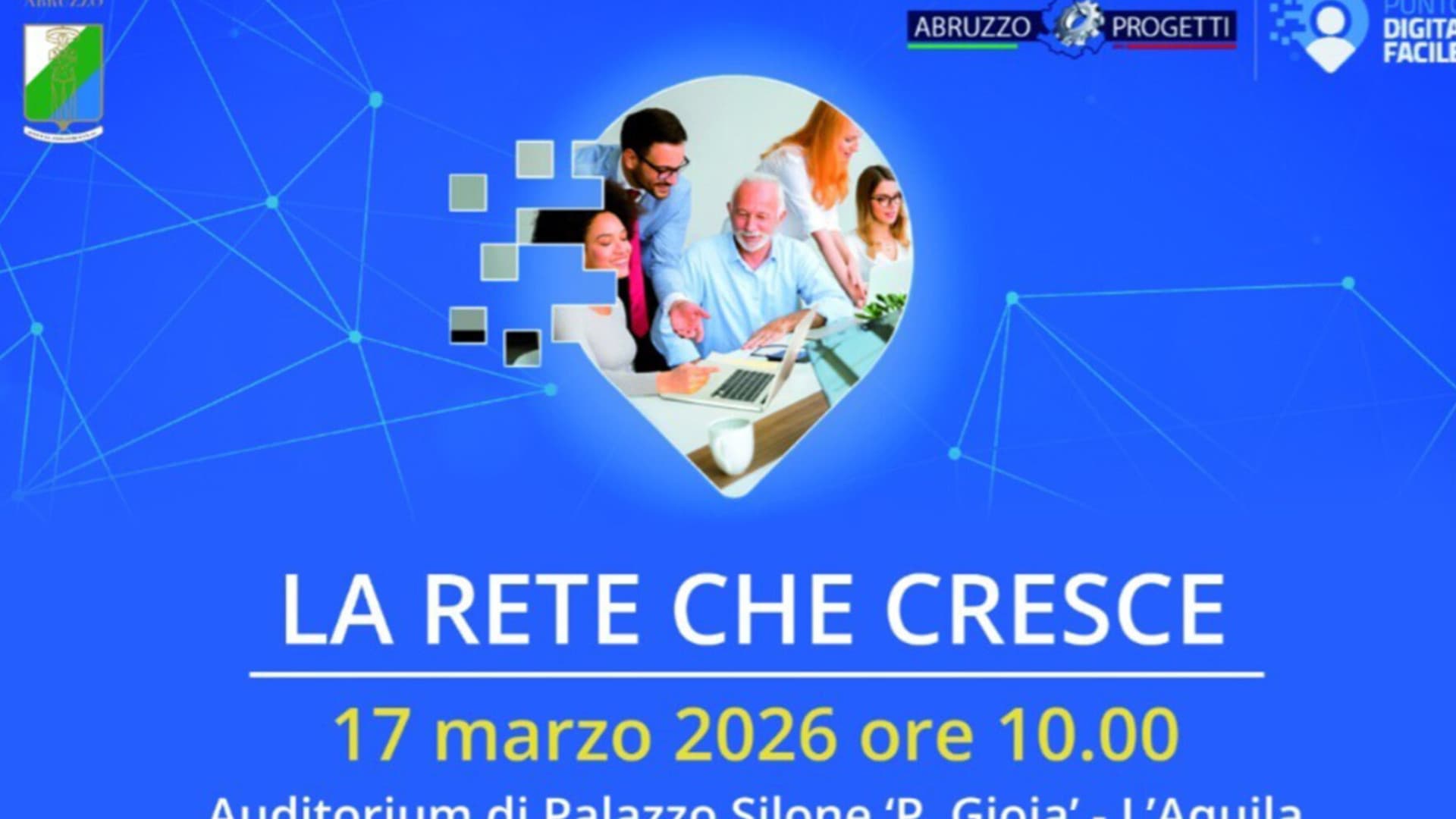 L'Aquila, Regione e Abruzzo Progetti presentano i risultati e le nuove sfide della rete sul territorio regionale
