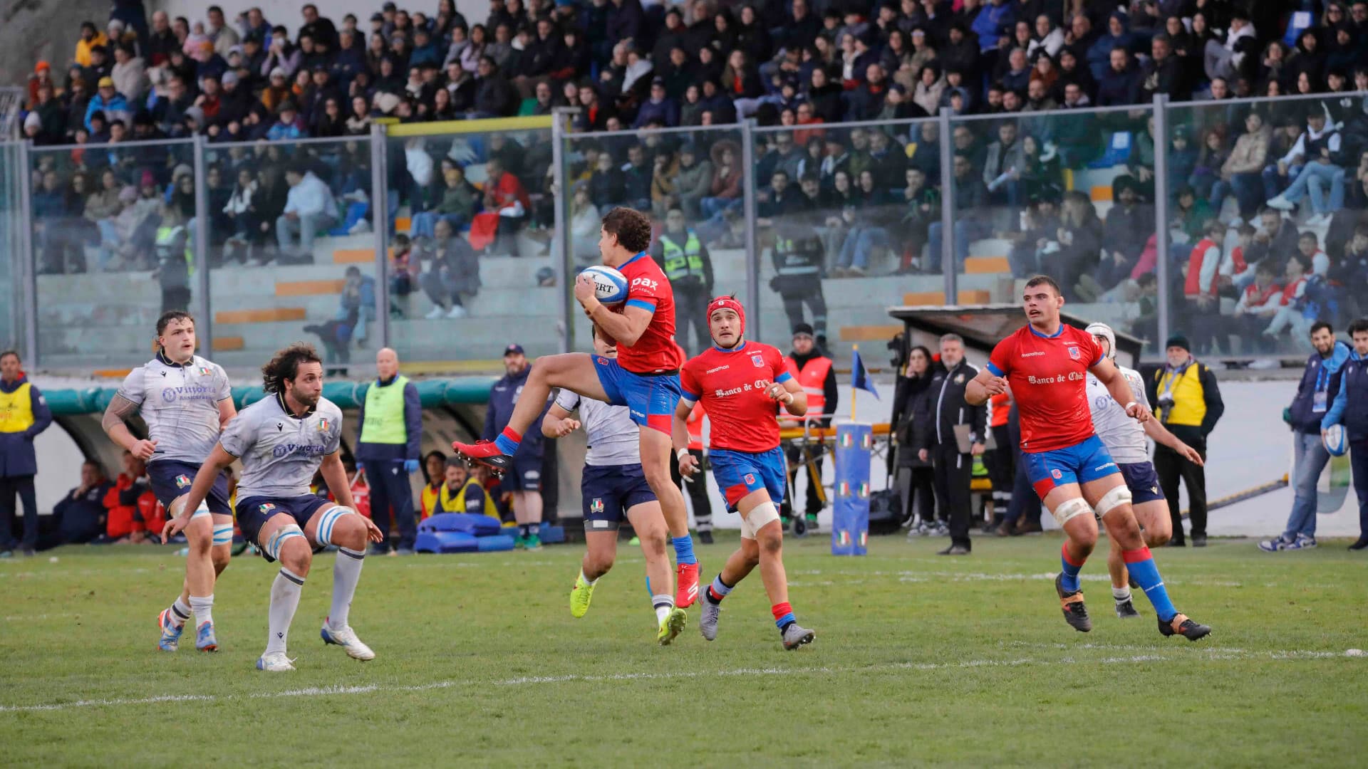 L'Aquila, rugby: i grandi numeri del test match al “Fattori” tra Italia XV e Cile