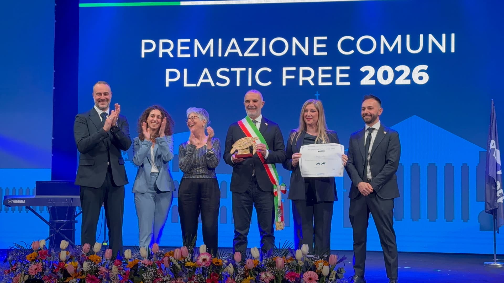 La cerimonia di premiazione