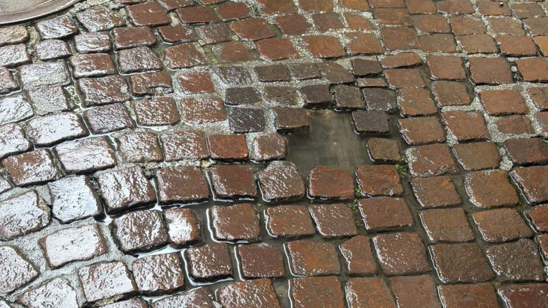 Uno dei tratti dissestati