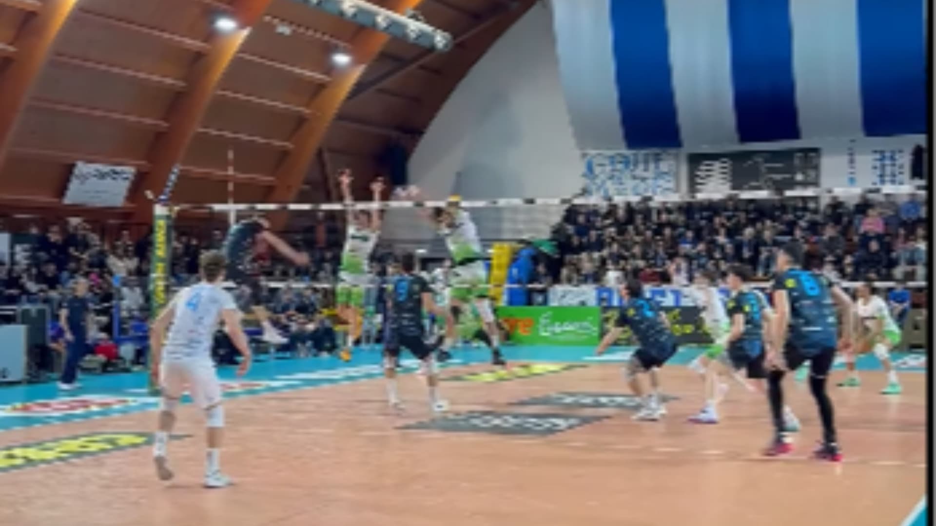 Un momento della partita