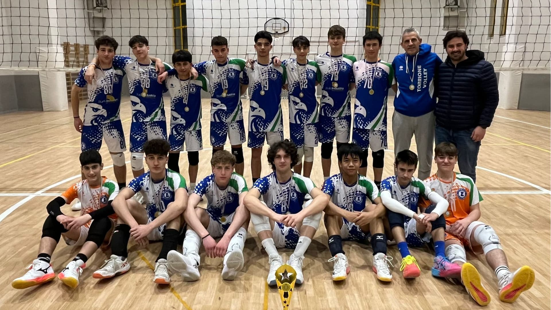 La squadra maschile Under 17 del Torrione Volley L'Aquila