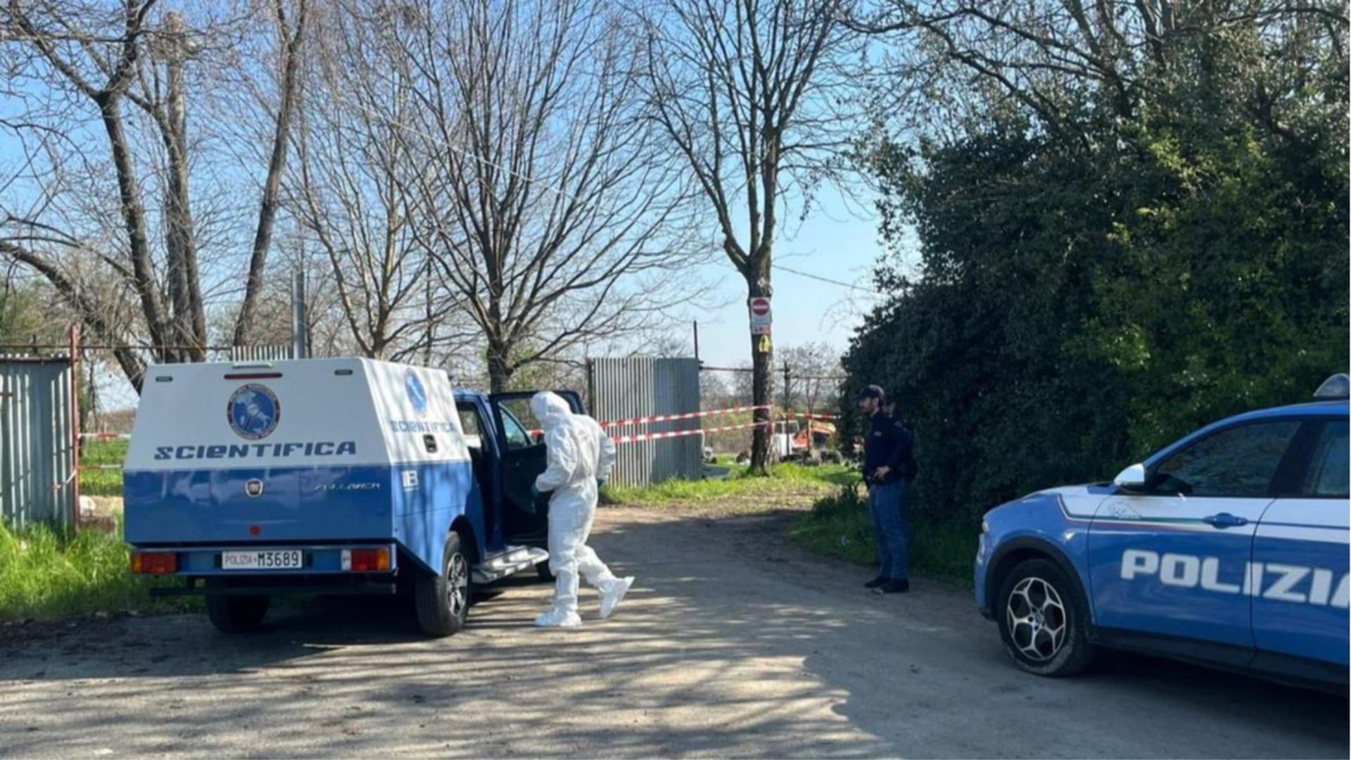 La polizia scientifica a Vignola