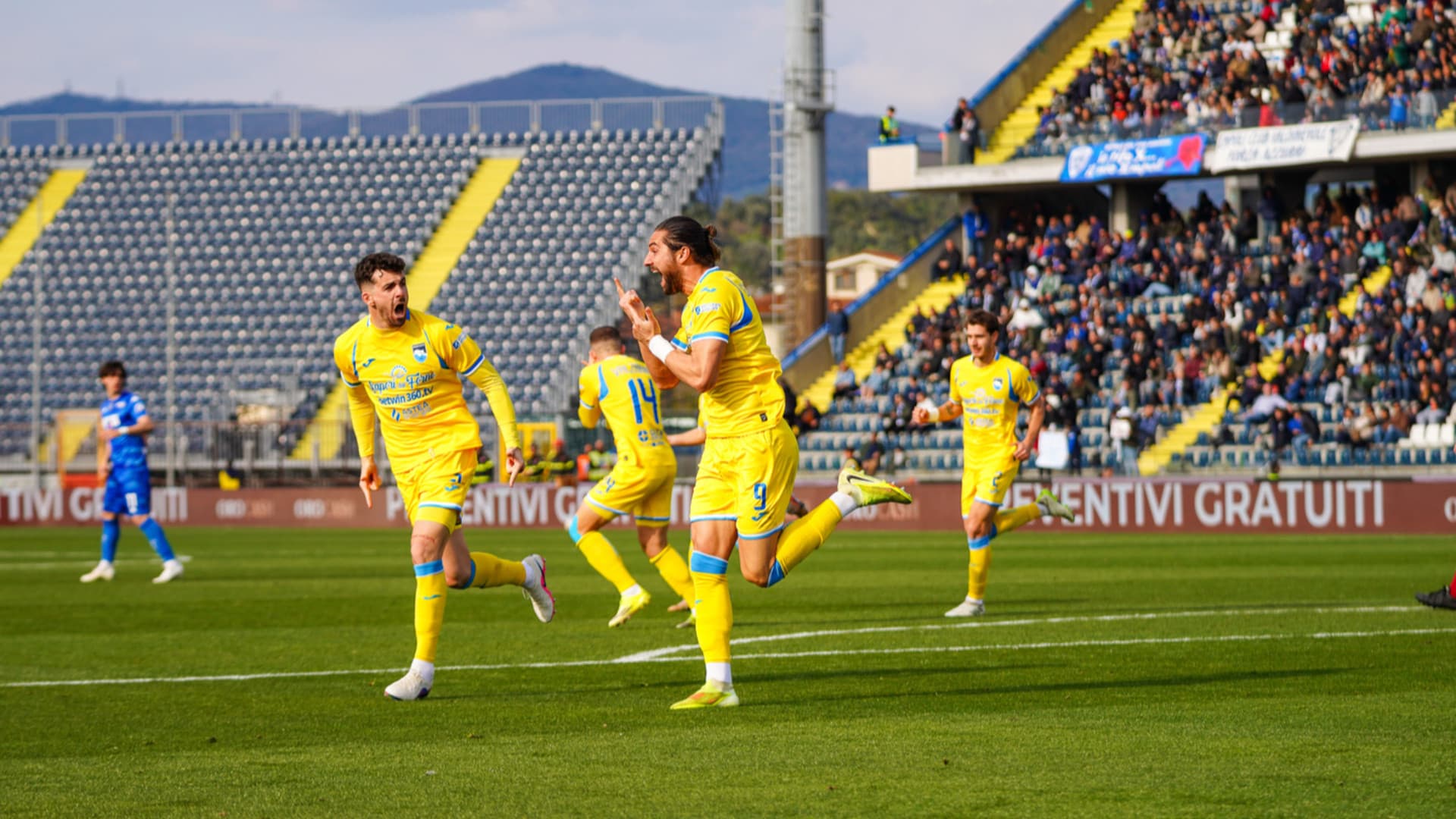 Gol ed esultanza di Antonio Di Nardo