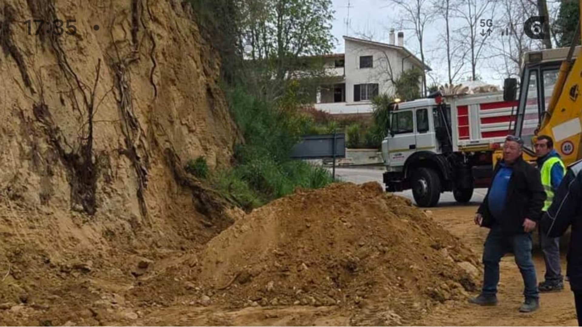 Strada Provinciale 90: riaperta la circolazione a Fossacesia