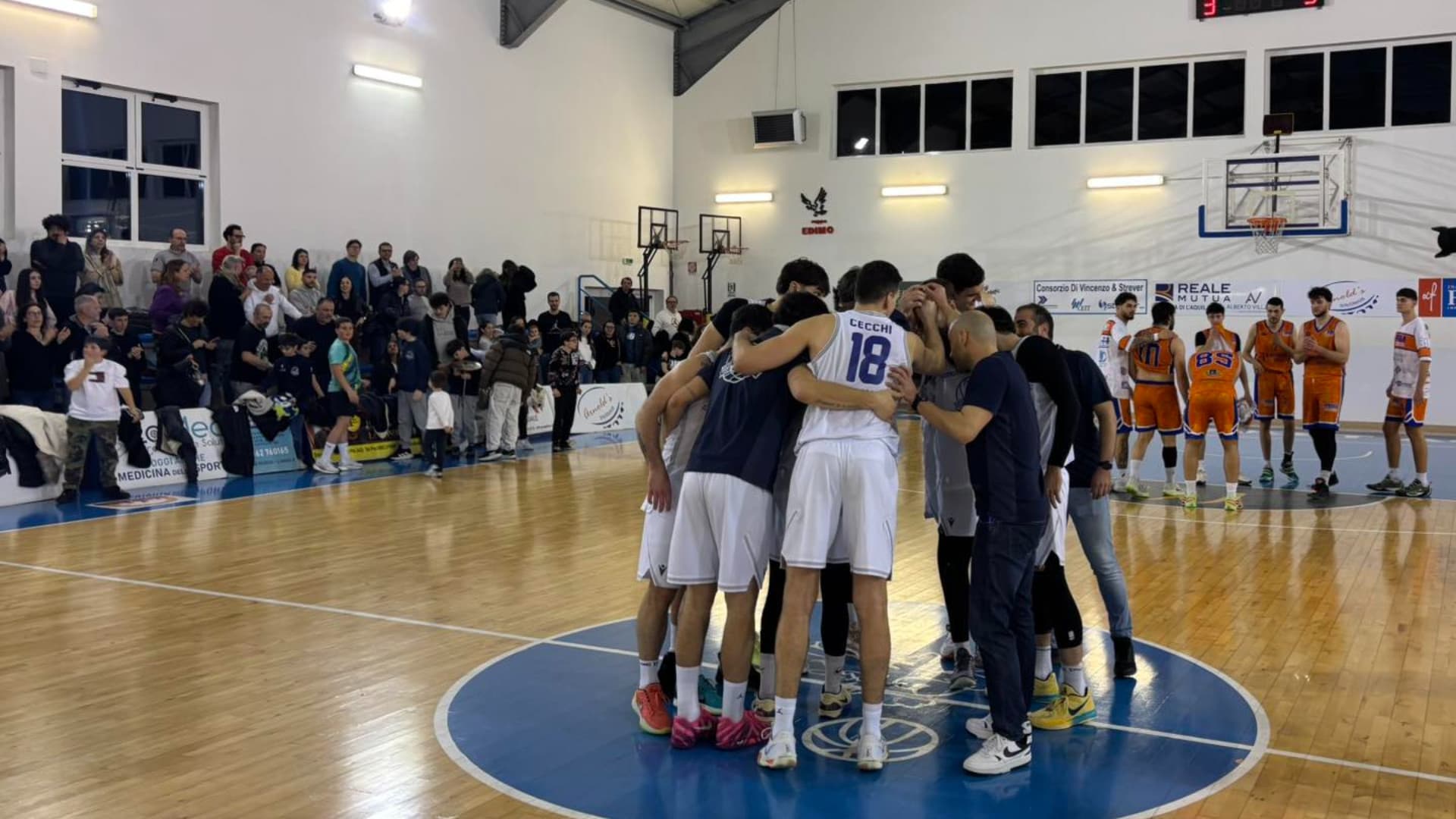 L'Aquila, con un finale thrilling il Nuovo Basket Aquilano supera il Marigliano Napoli 86-84