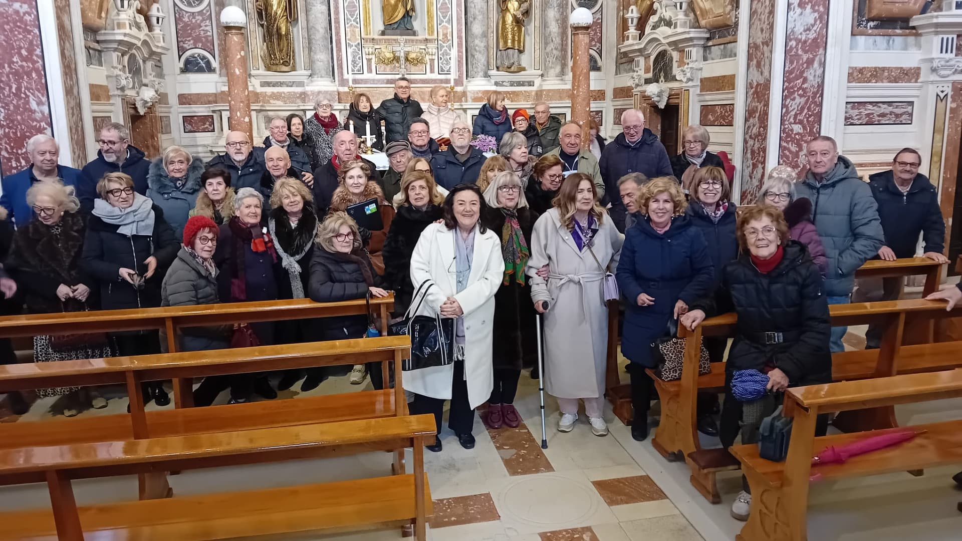 L'Aquila, don Osman accoglie l'Università per la Terza Età nel santuario di Santa Maria della Croce a Roio