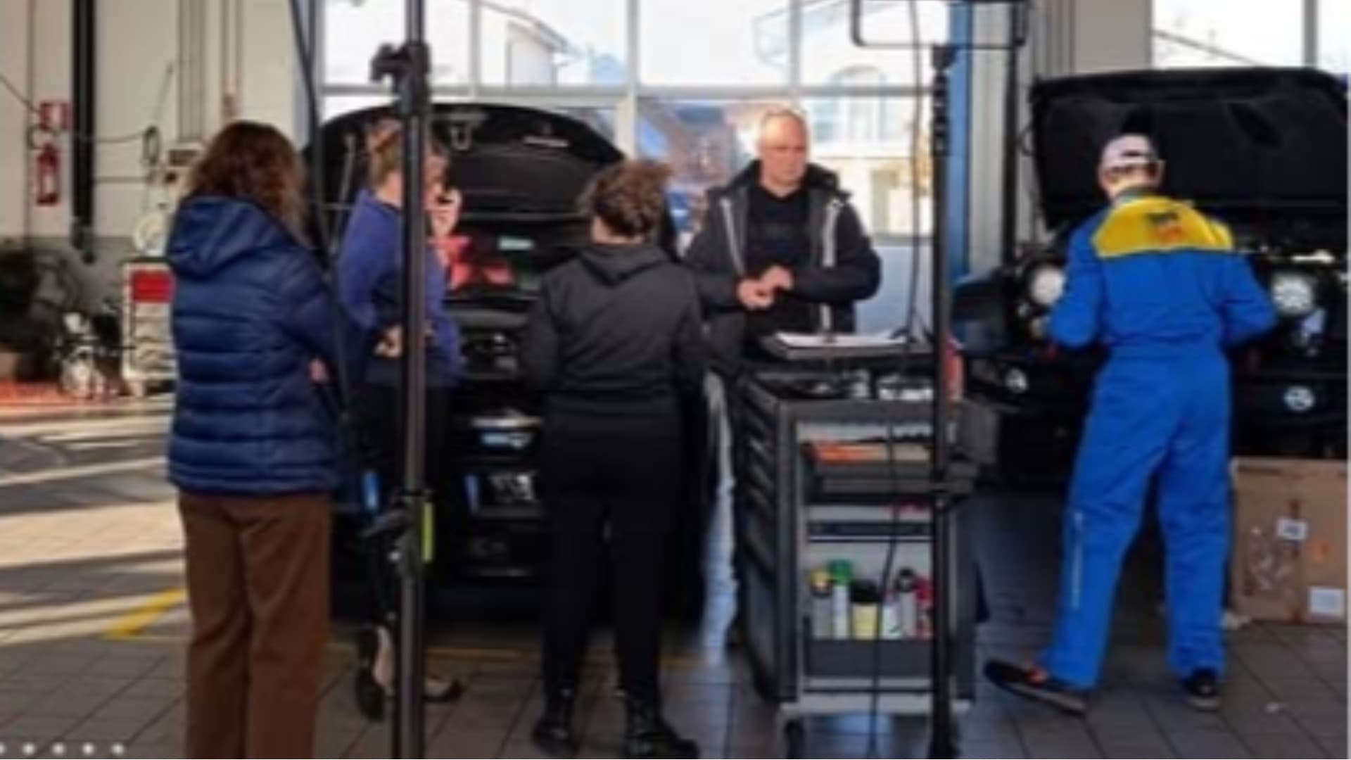 Dipendenti nello stabilimento