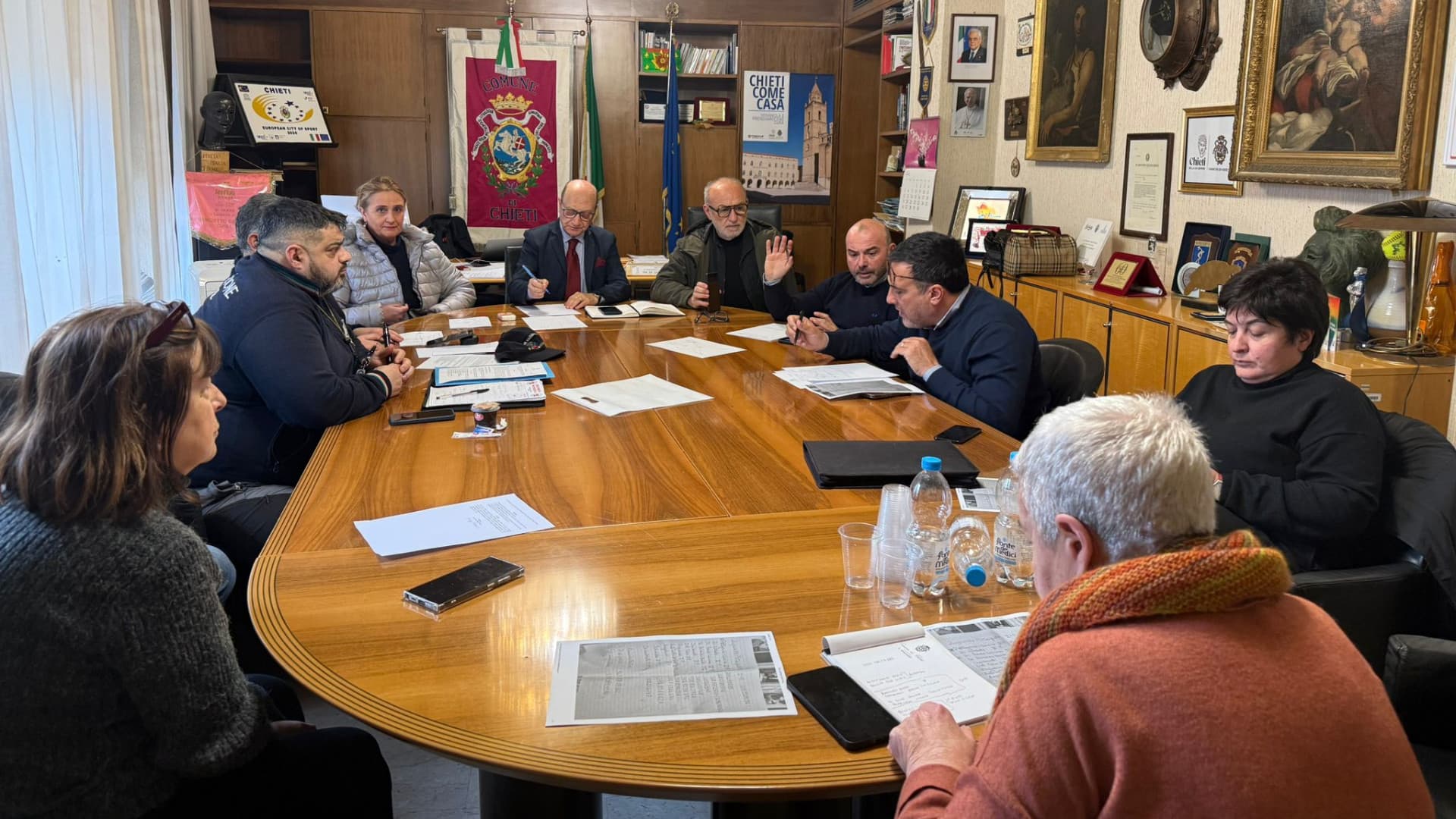 La riunione a Chieti