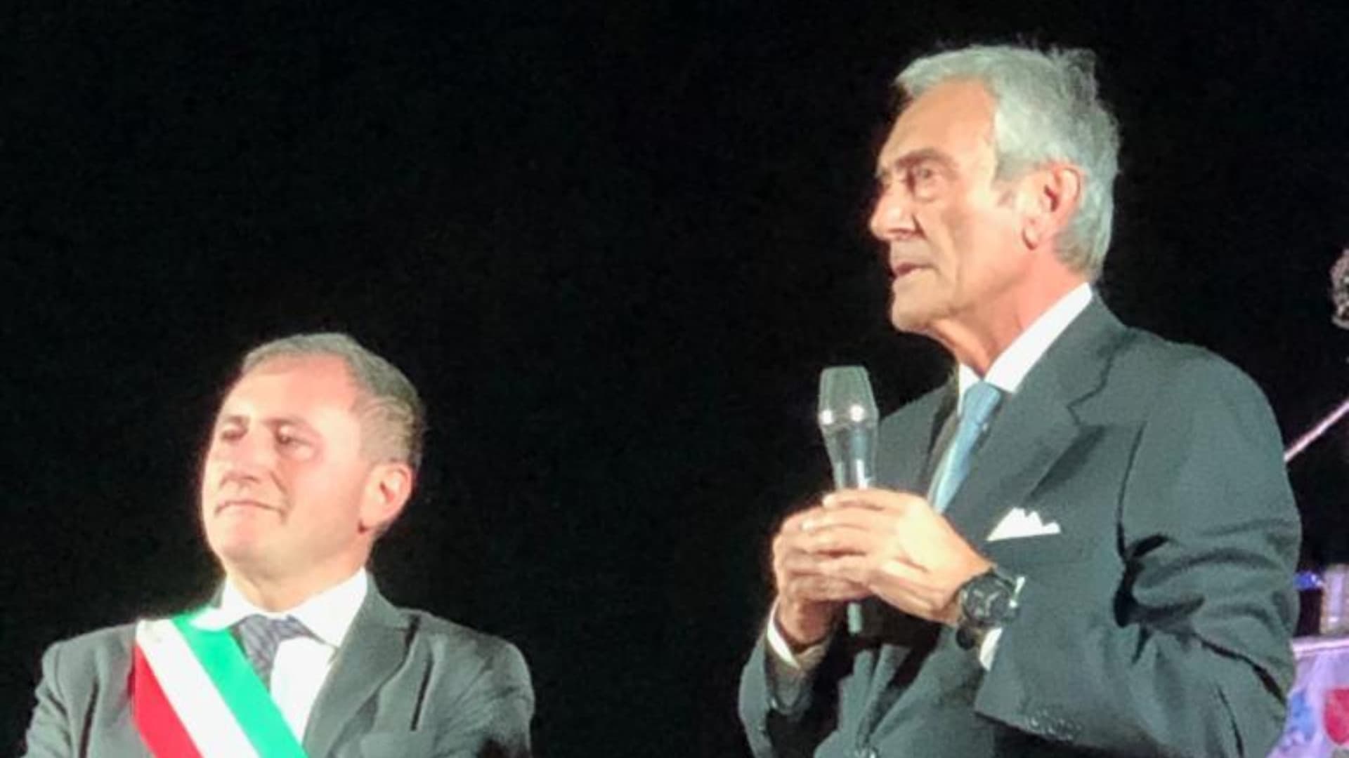 Da sinistra Angelo Caruso e Gabriele Gravina