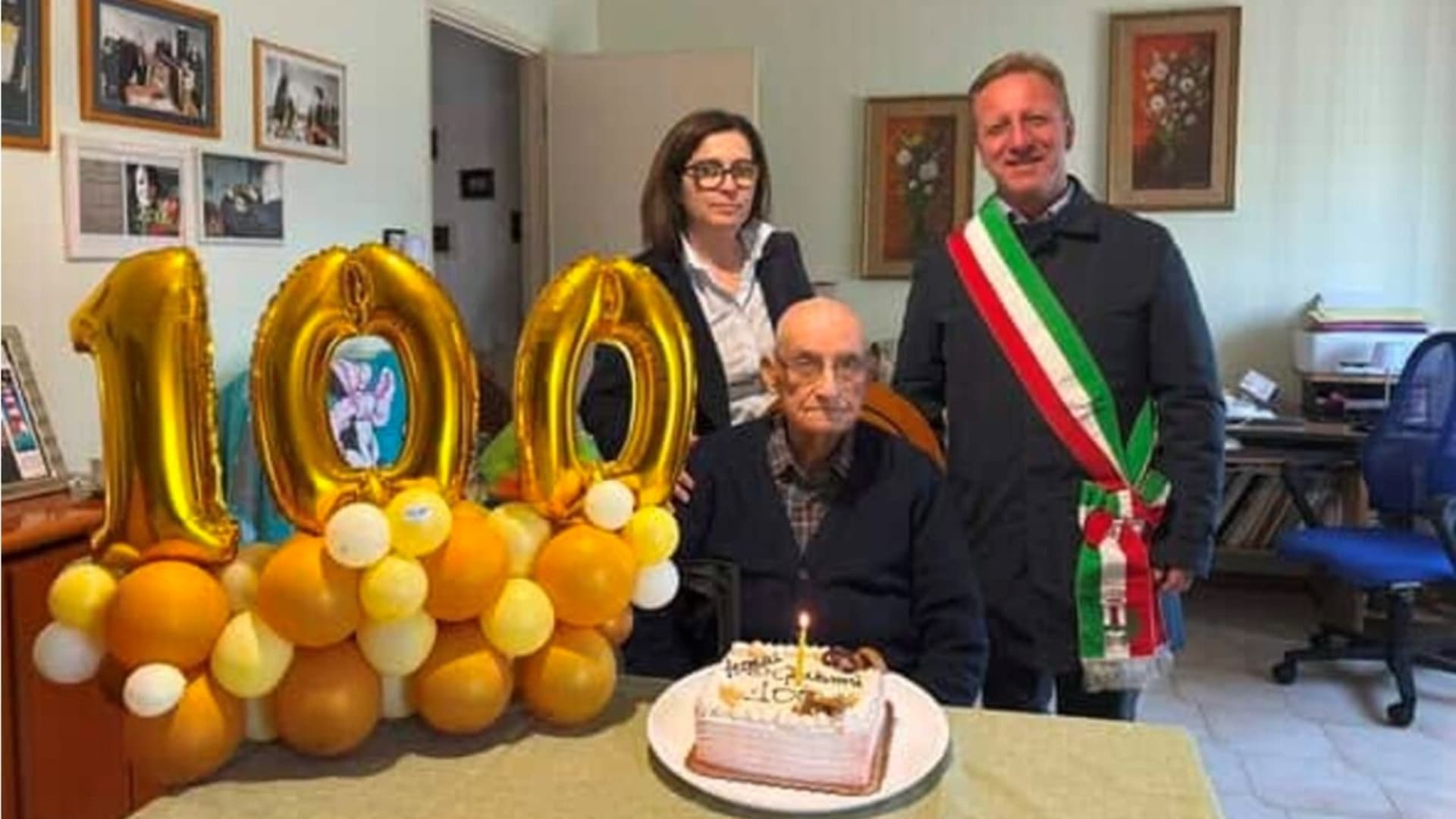 Un momento dei festeggiamenti