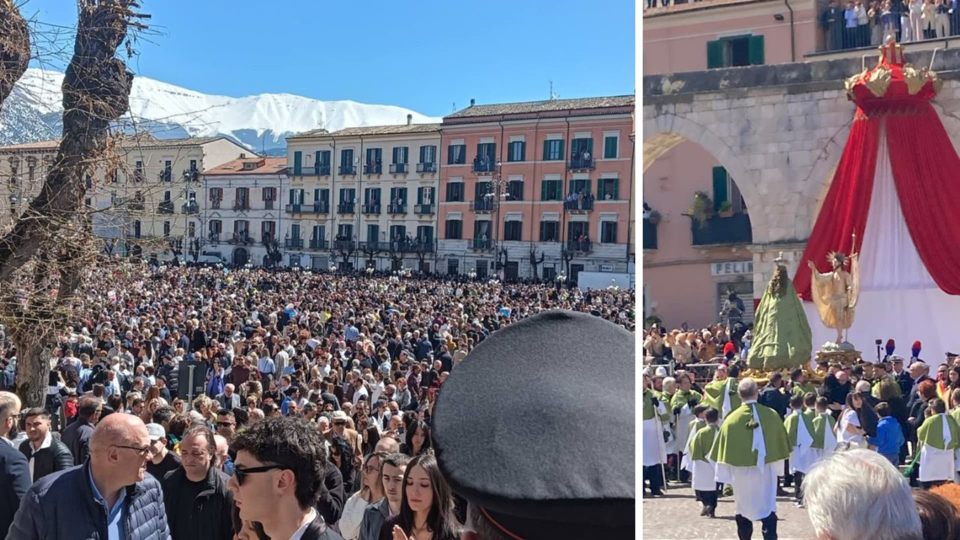 Alcuni momenti della mattinata (foto da Facebook)