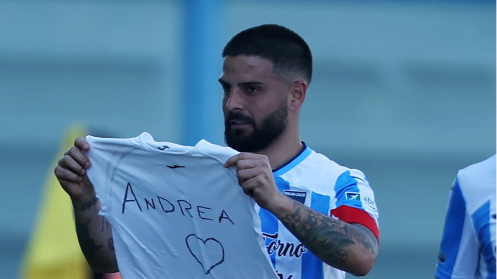 L'esultanza di Lorenzo Insigne