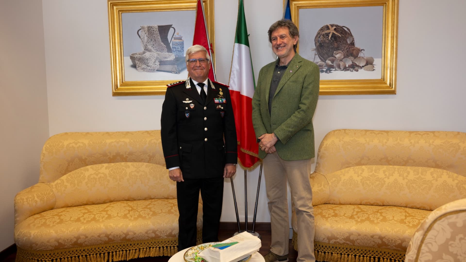 L'Aquila, Marsilio incontra il Comandante Interregionale Carabinieri: focus su sicurezza e collaborazione istituzionale