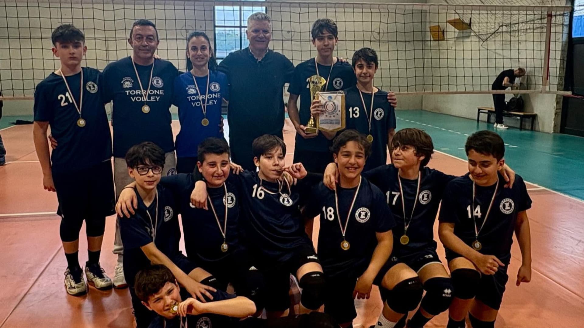 L'Aquila, il Torrione Volley Under 13 maschile 6x6 si laurea campione territoriale Nord-Ovest Abruzzo