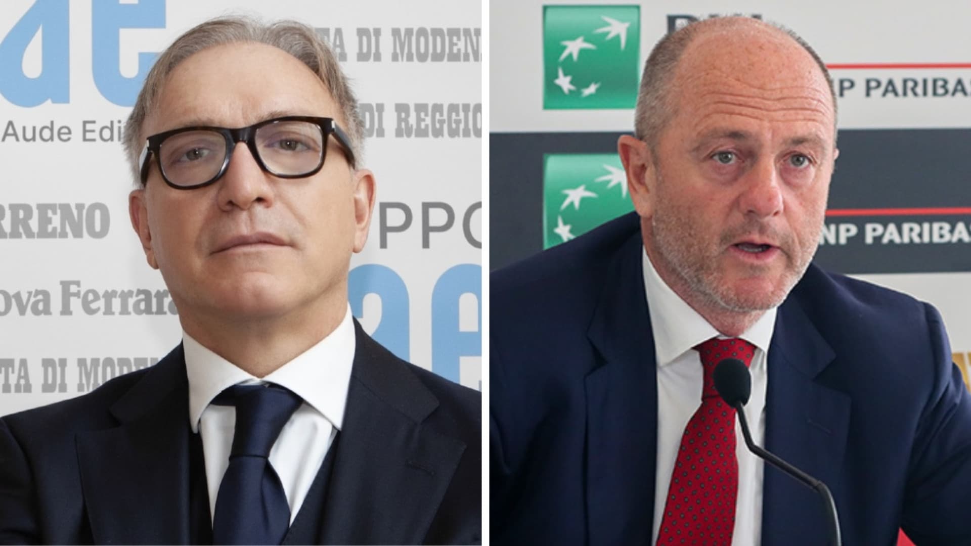 Da sinistra: Alberto Leonardis e Angelo Binaghi