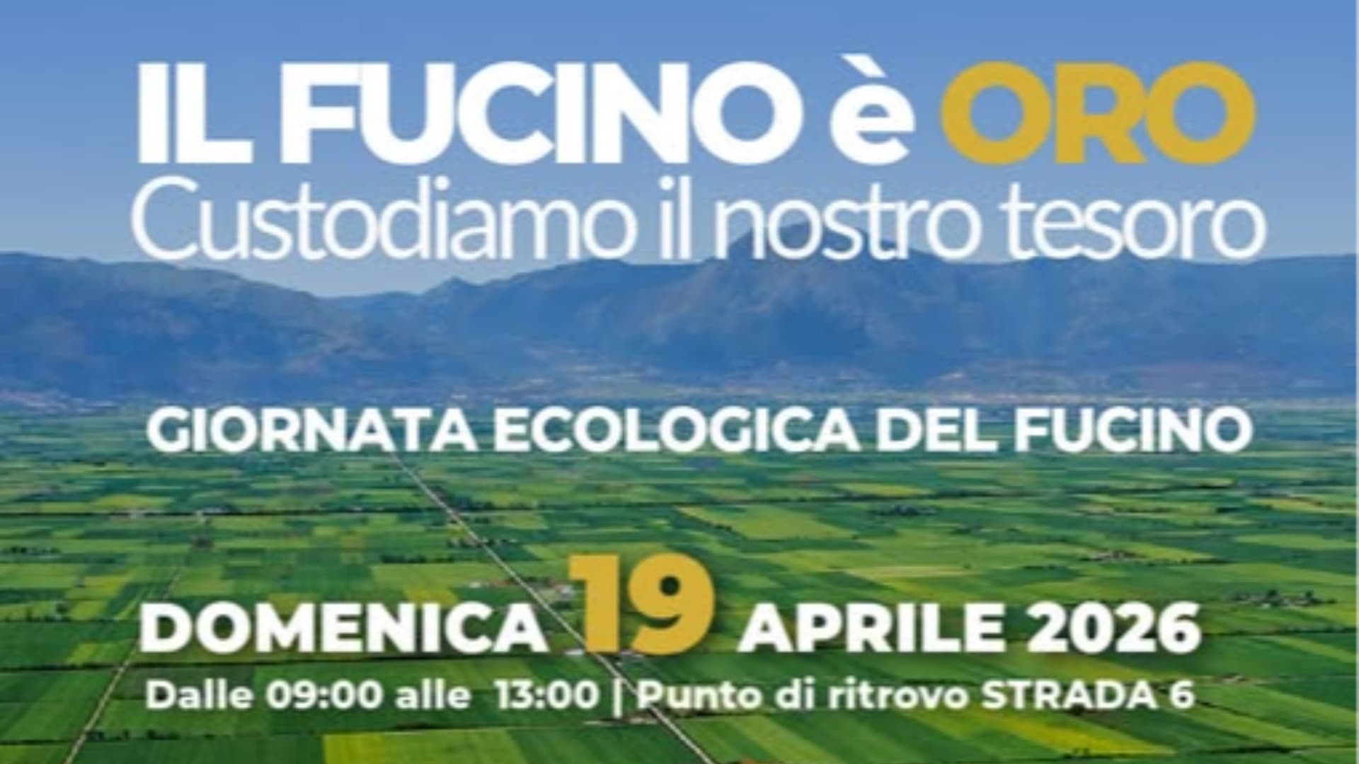 Ambiente, in centinaia per pulire il Fucino