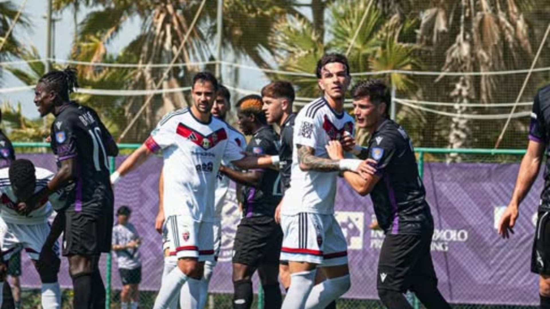 Un'azione del match (L'Aquila 1927, Facebook)