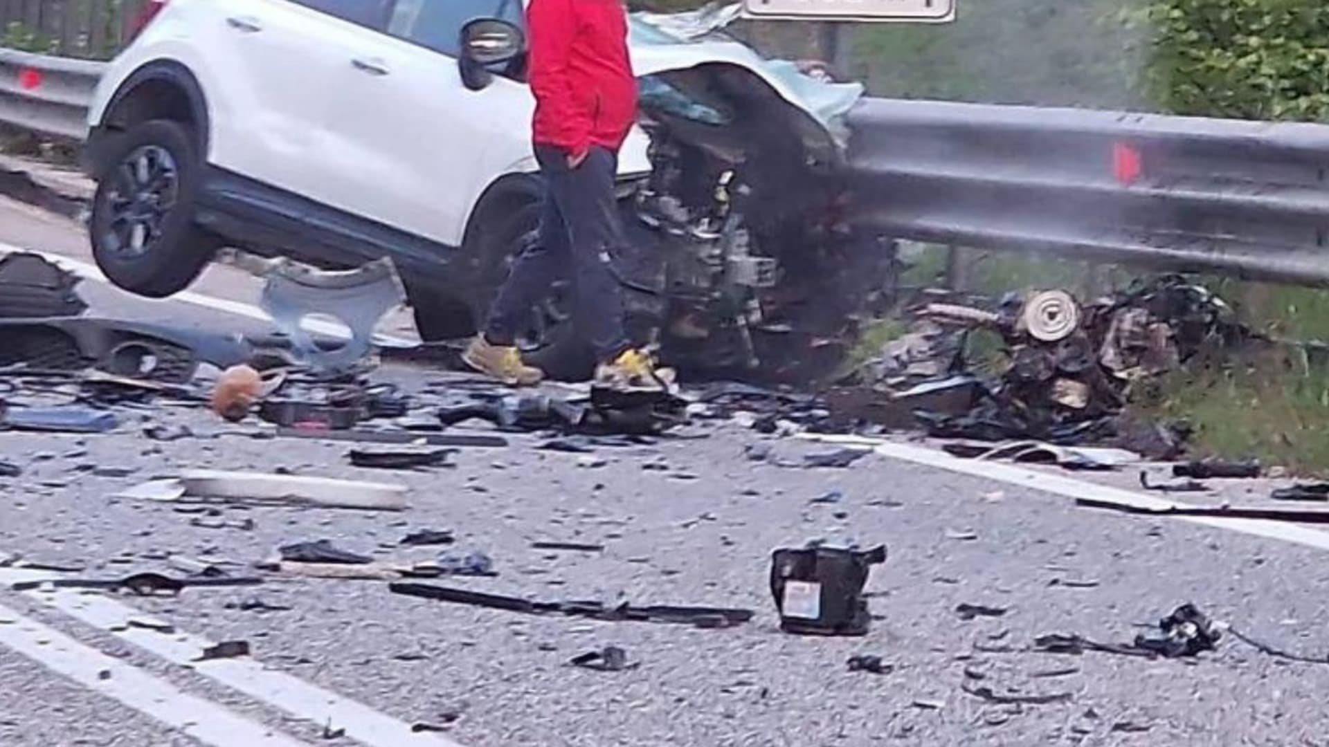 Lo scontro (foto da CiociariaOggi)