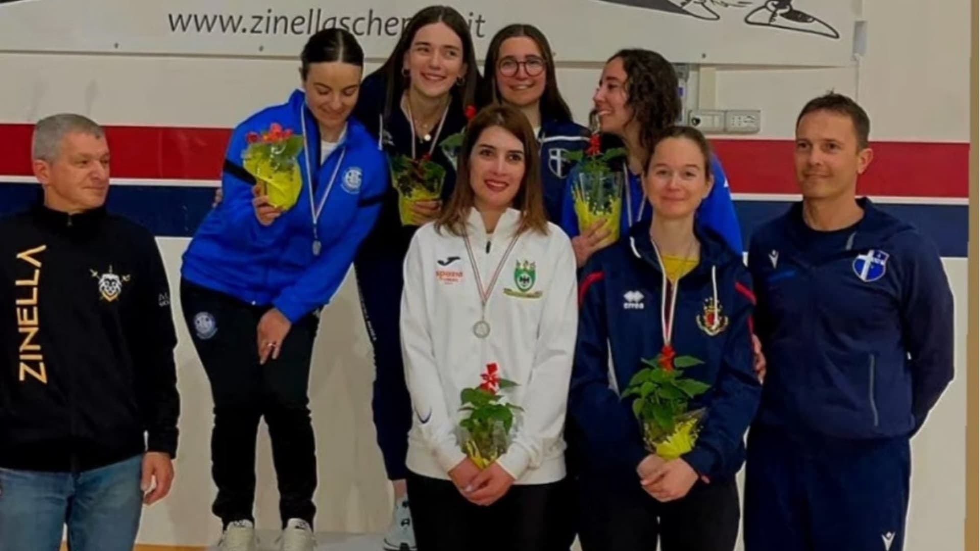 Un momento della premiazione