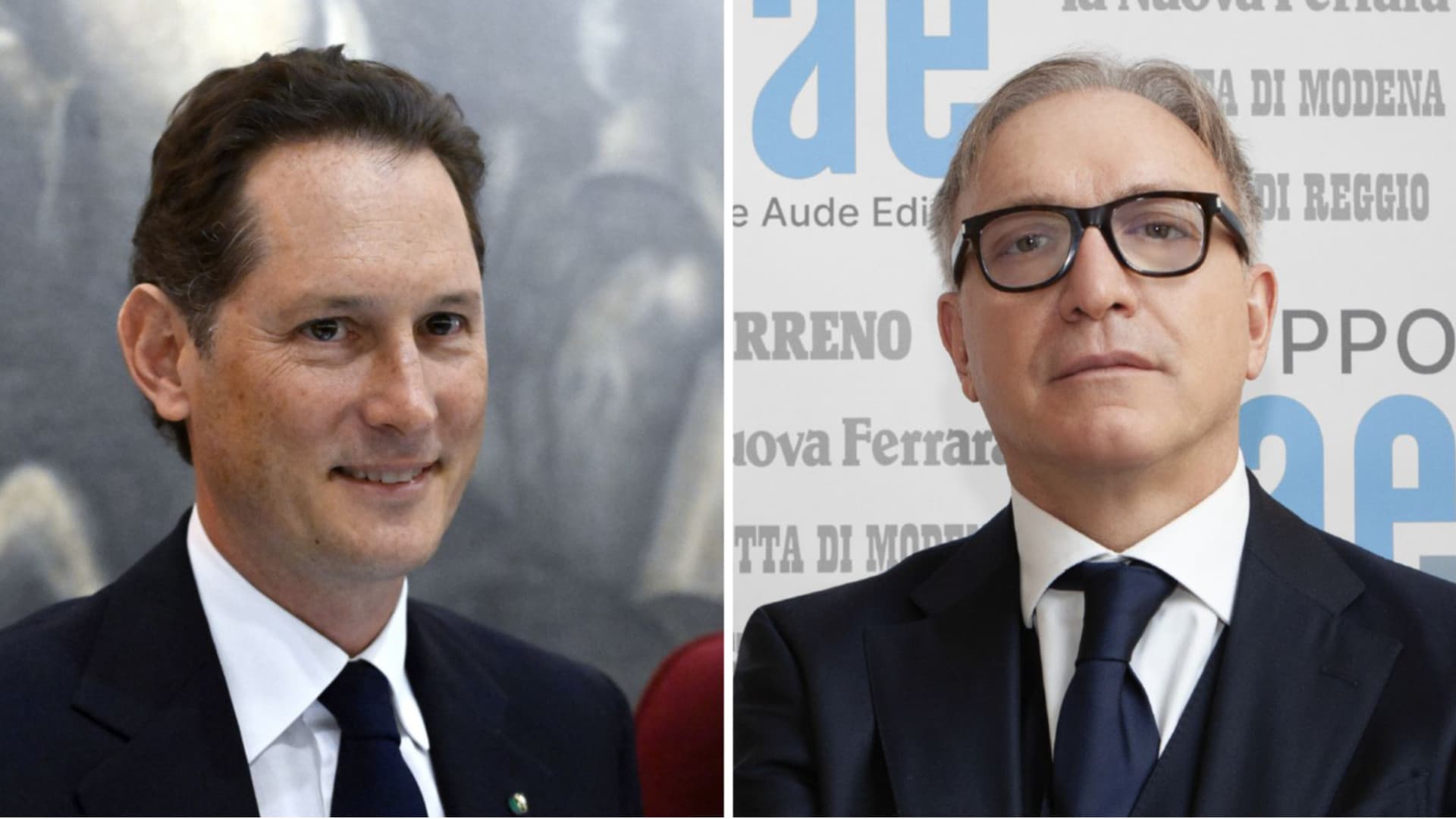 John Elkann e Alberto Leonardis