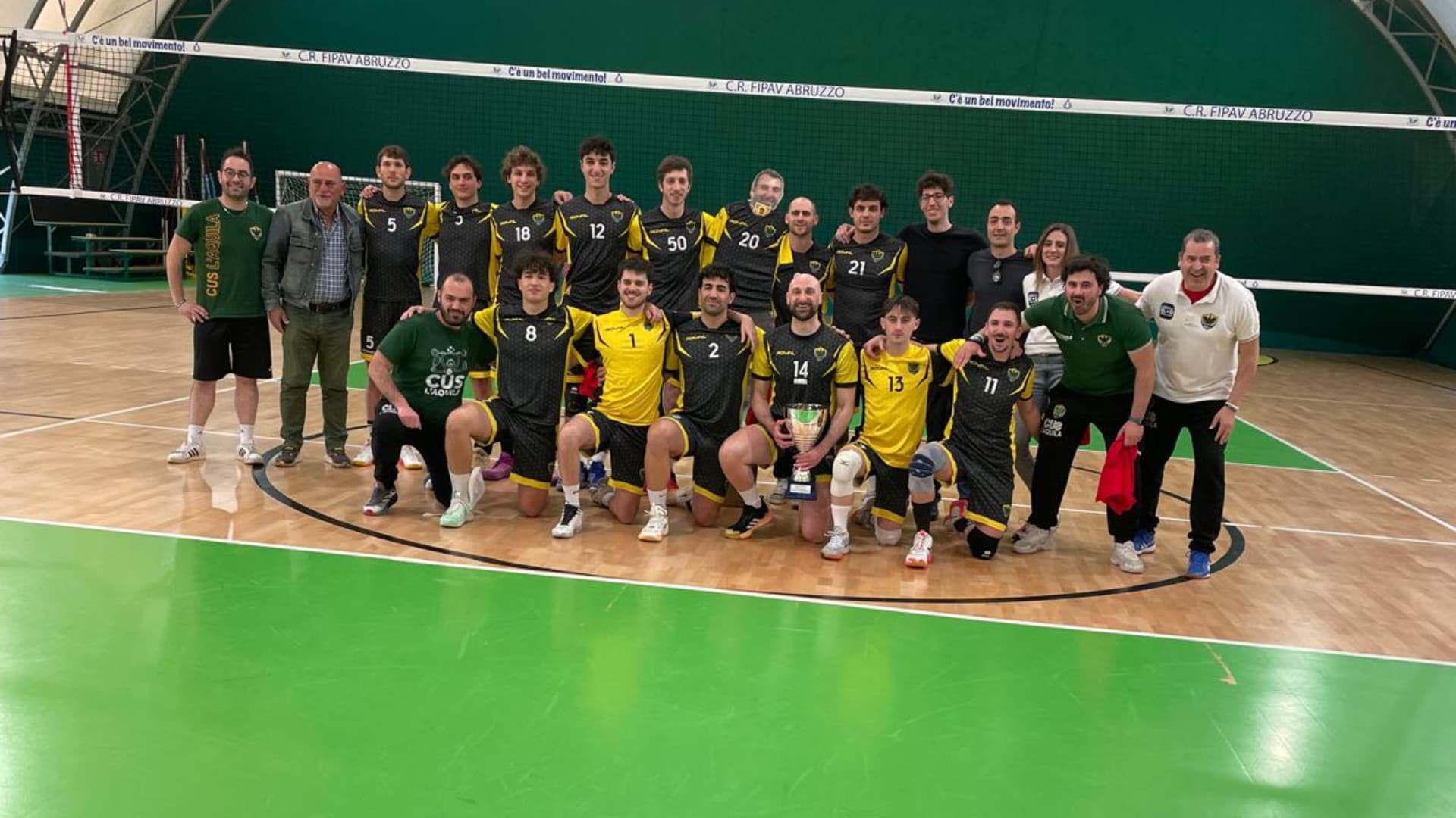 L'Aquila, il Cus Pallavolo promosso in serie C maschile
