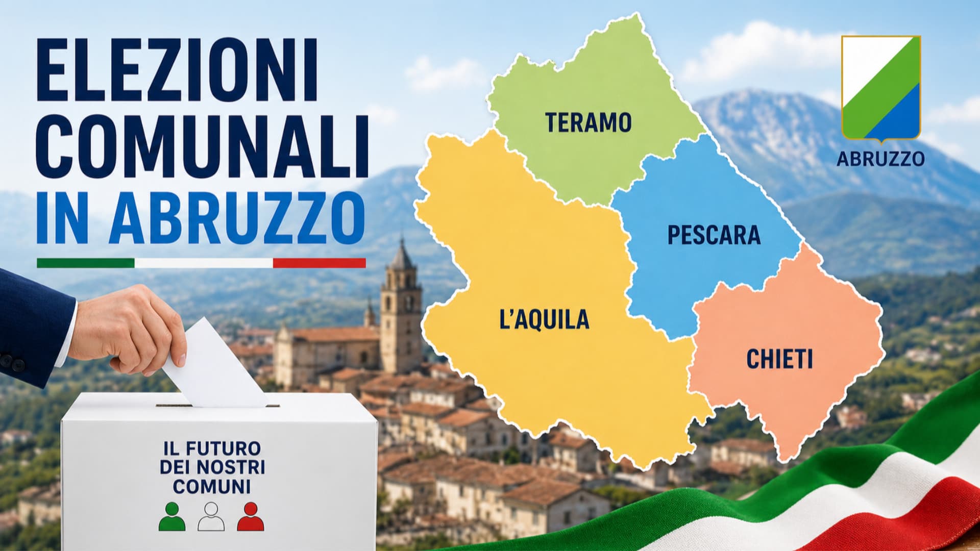 Elezioni comunali in Abruzzo, 127 comuni al voto: la sfida-chiave, il simbolo bocciato e il paese del famoso film